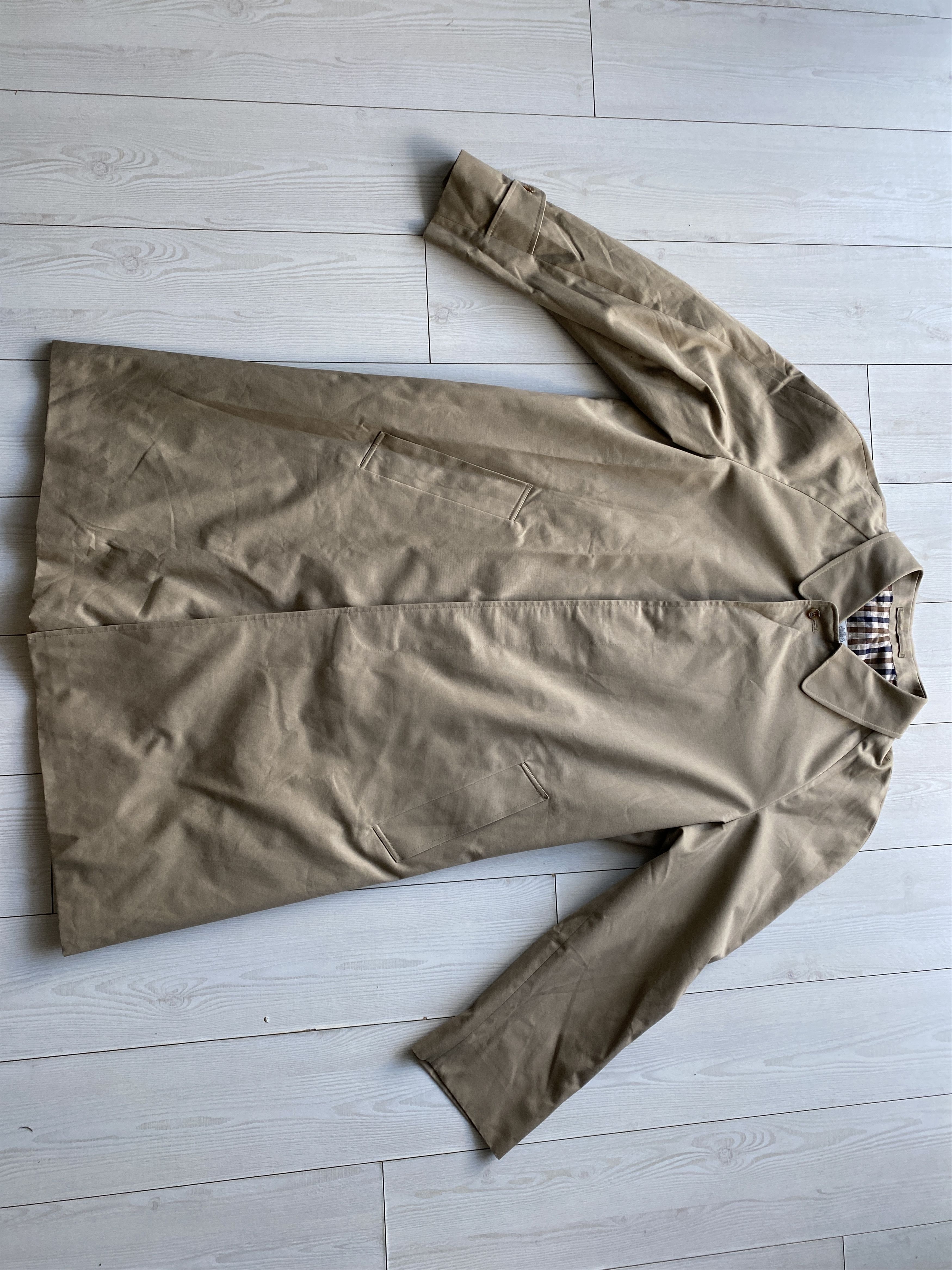 Aquascutum Other Uk Aquascutum Of London Checker Trench Coat Xl Made