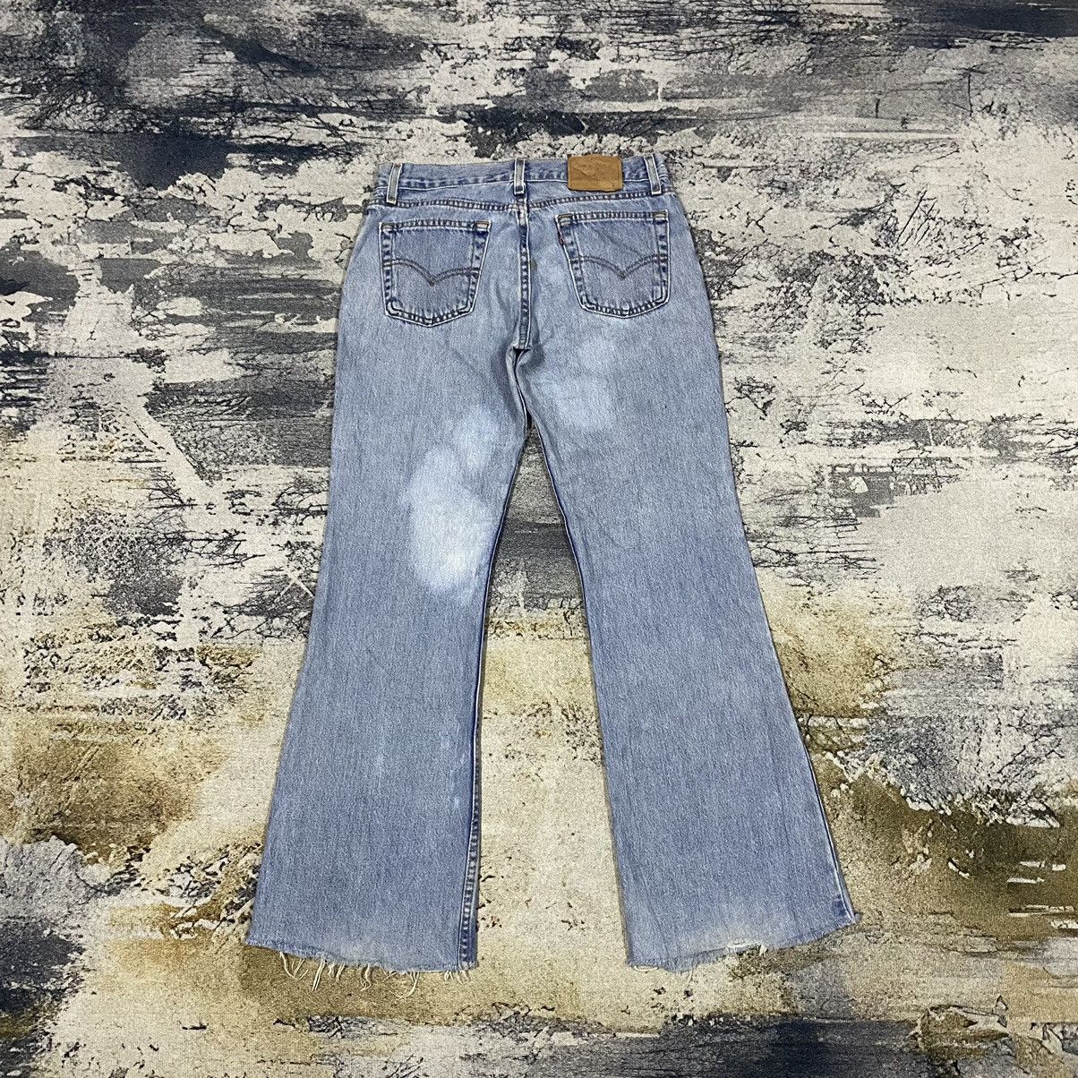 Levi's × Vintage Vintage Levis 514 Light Washed Flare Jeans Size 30" / US 8 / IT 44 - 7 Thumbnail