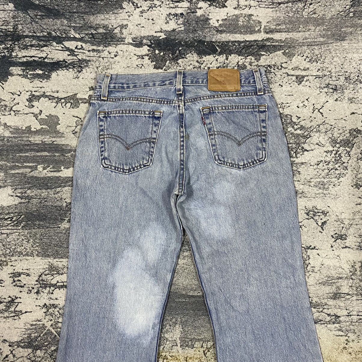 Levi's × Vintage Vintage Levis 514 Light Washed Flare Jeans Size 30" / US 8 / IT 44 - 8 Thumbnail