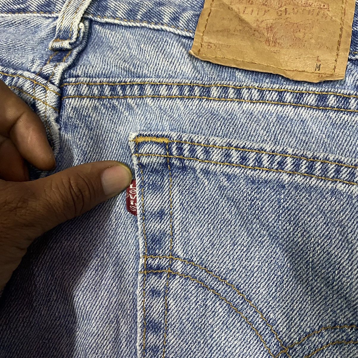 Levi's × Vintage Vintage Levis 514 Light Washed Flare Jeans Size 30" / US 8 / IT 44 - 11 Thumbnail