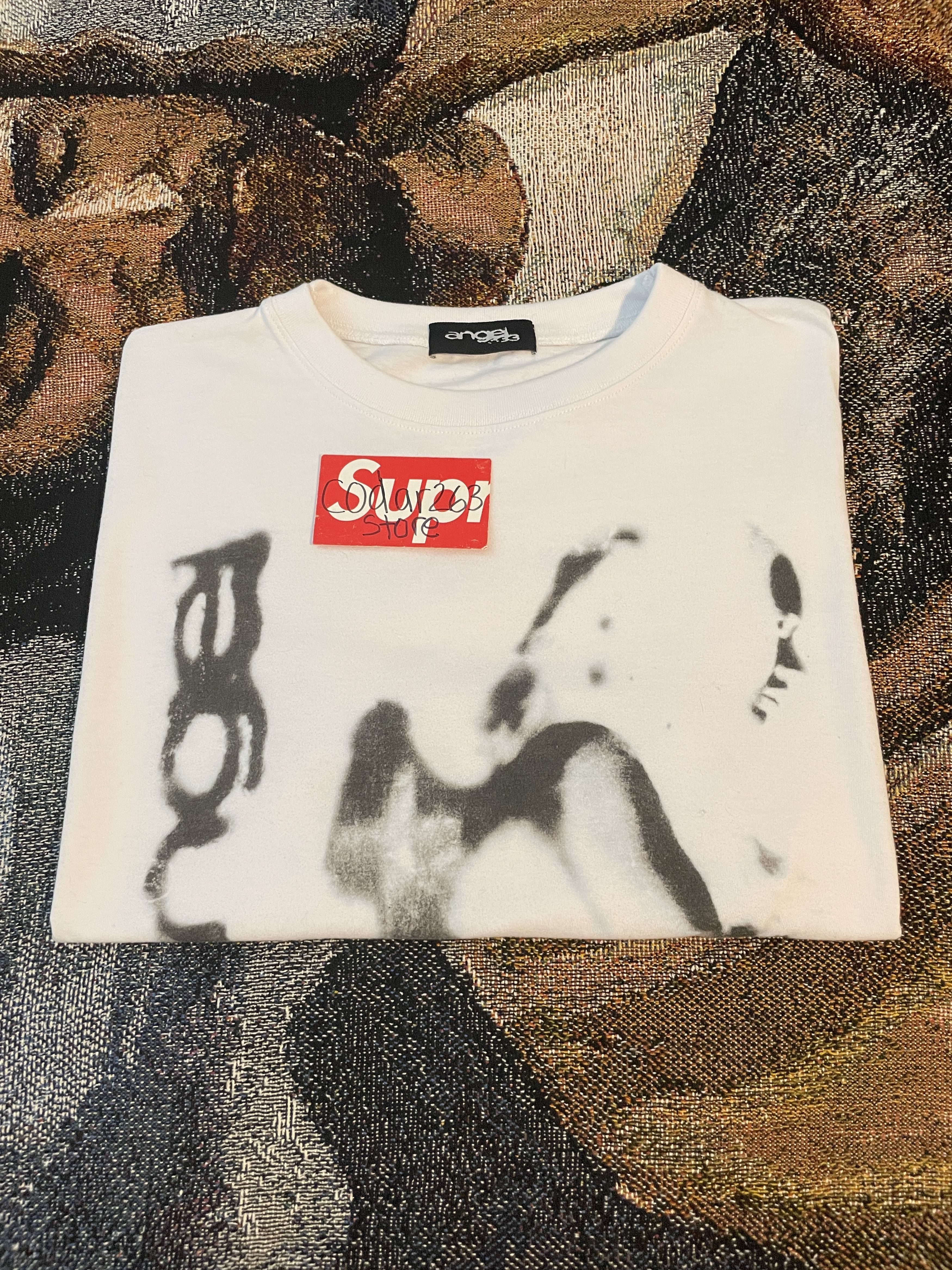 image of Designer Angel333 Angel Tee - White Large Shirt, Men's