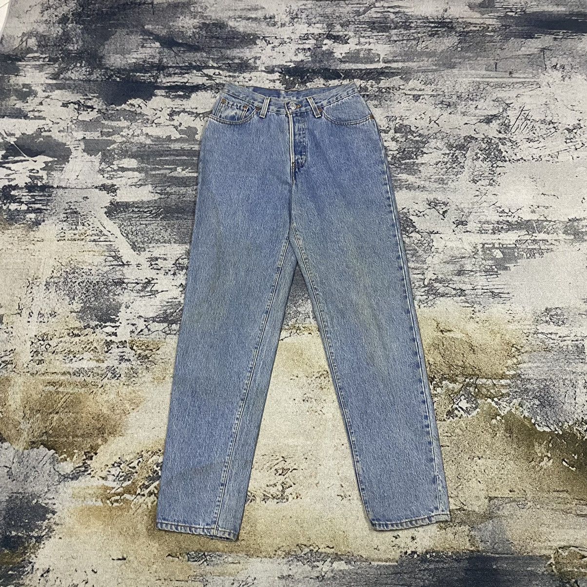image of Vintage Levis 501 90's Light Washed Denim Jeans, Men's (Size 26)