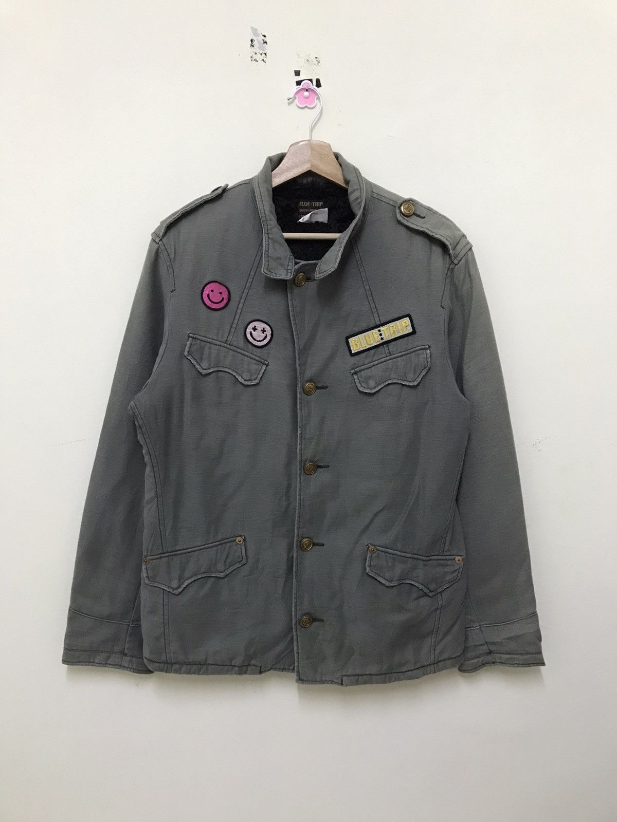 Edwin Edwin X Blue Trip Button Jacket Smile Logo Size US L / EU 52-54 / 3 - 6 Thumbnail