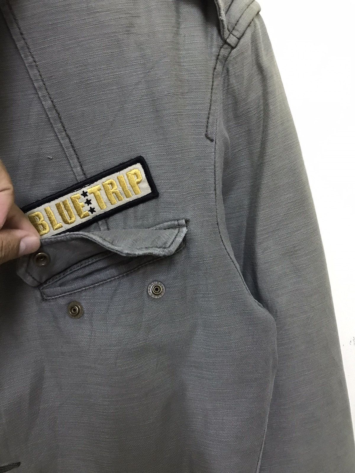Edwin Edwin X Blue Trip Button Jacket Smile Logo Size US L / EU 52-54 / 3 - 8 Thumbnail