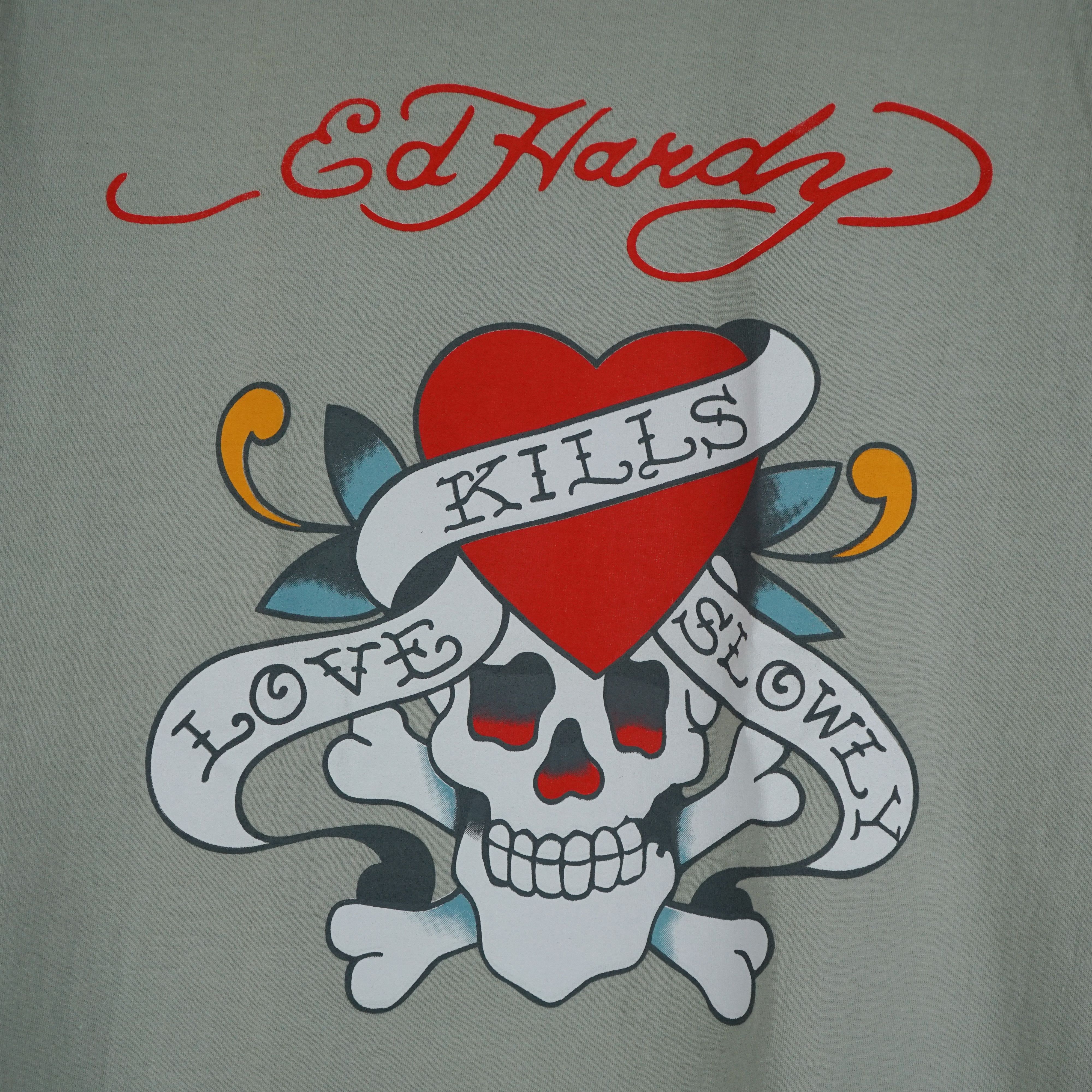 Christian Audigier × Ed Hardy × Vintage 2000s Ed Hardy t-shirt Size US S / EU 44-46 / 1 - 2 Thumbnail