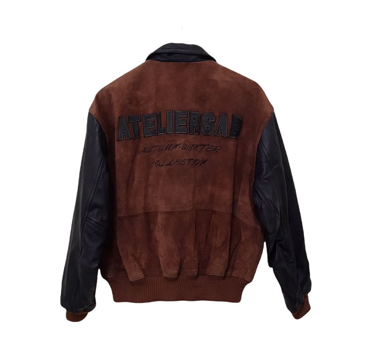 Japanese Brand Vintage Ateliers Sab Varsity Jacket Size US M / EU 48-50 / 2 - 2 Thumbnail