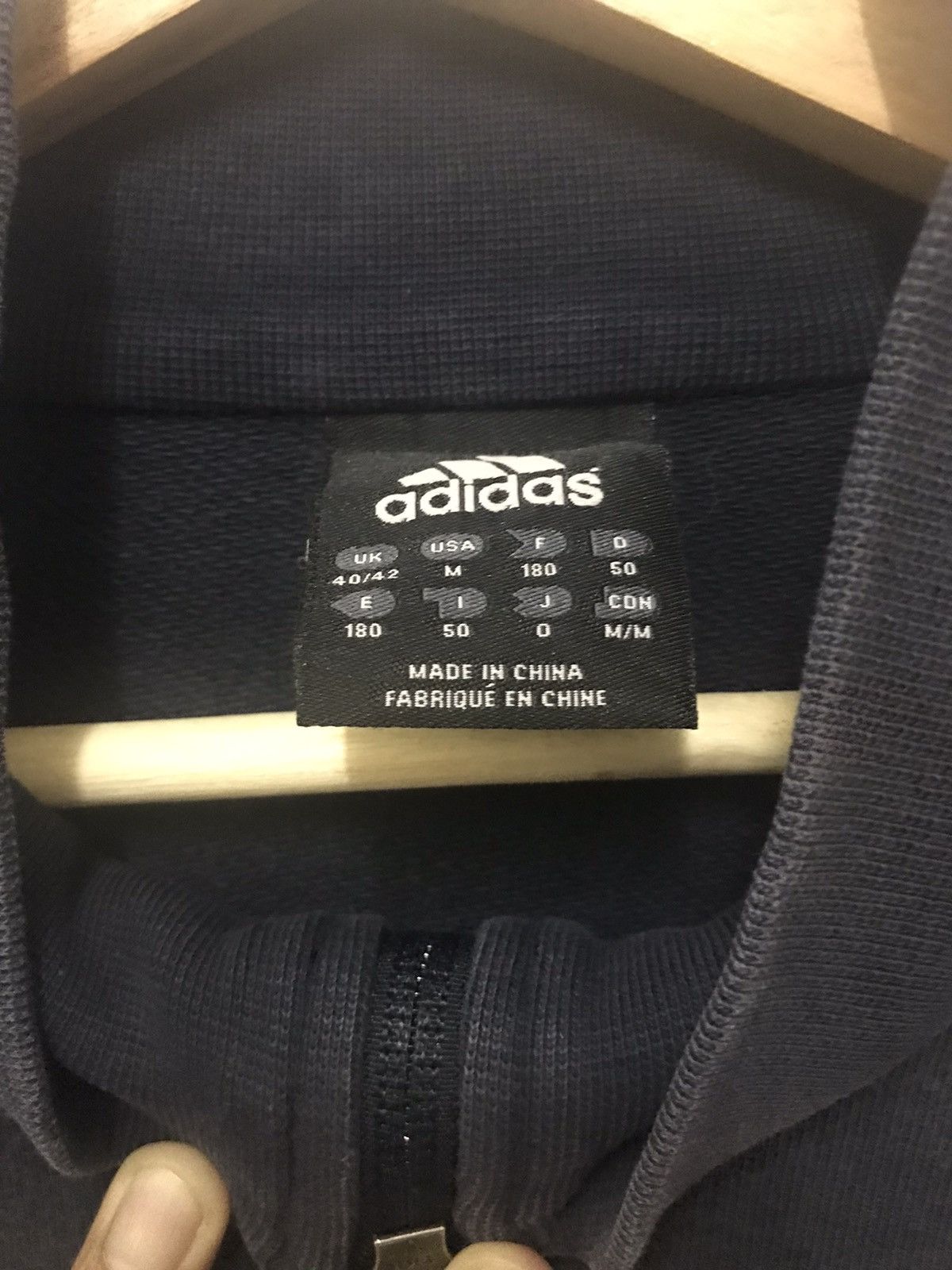 Adidas × Japanese Brand Adidas Sweater Three Stripe Big Logo Spell Out Size US M / EU 48-50 / 2 - 6 Thumbnail