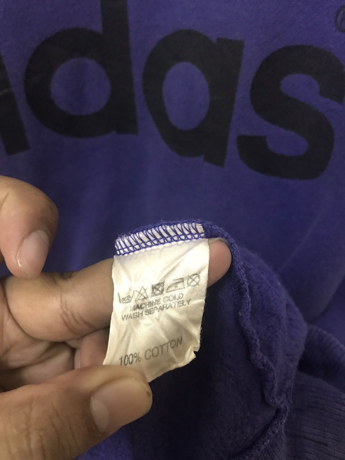 Adidas Vintage Adidas Hoodie Streetwear Big Trefoil Adidas Hoodie Size US L / EU 52-54 / 3 - 8 Thumbnail