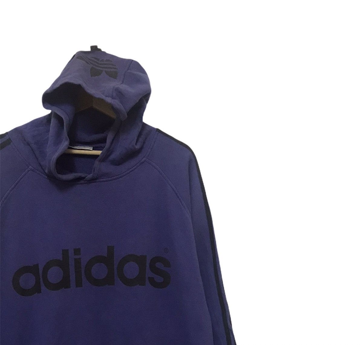 Adidas Vintage Adidas Hoodie Streetwear Big Trefoil Adidas Hoodie Size US L / EU 52-54 / 3 - 6 Thumbnail