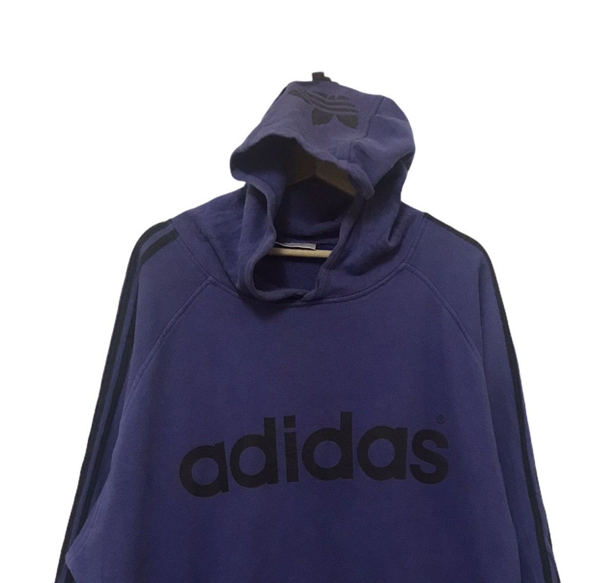 Adidas Vintage Adidas Hoodie Streetwear Big Trefoil Adidas Hoodie Size US L / EU 52-54 / 3 - 5 Thumbnail