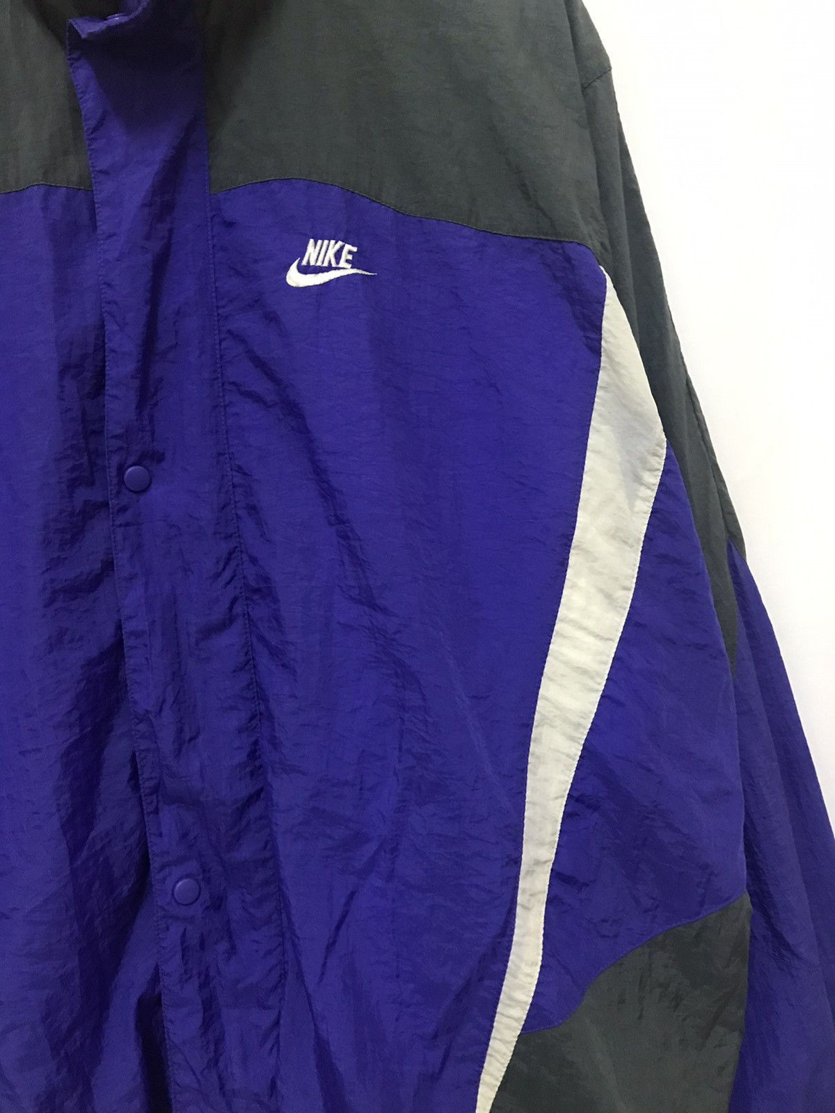 Nike Vintage 90s Nike Swoosh Light Jacket Colour Block Small Logo Size US L / EU 52-54 / 3 - 8 Thumbnail