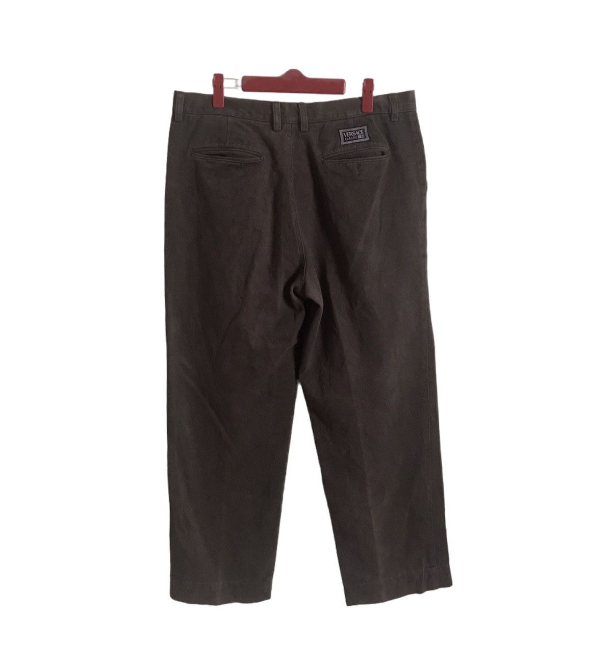 Versace × Vintage Vintage Versace Classic V2 Khakis Casual Pants Size US 34 / EU 50 - 2 Thumbnail