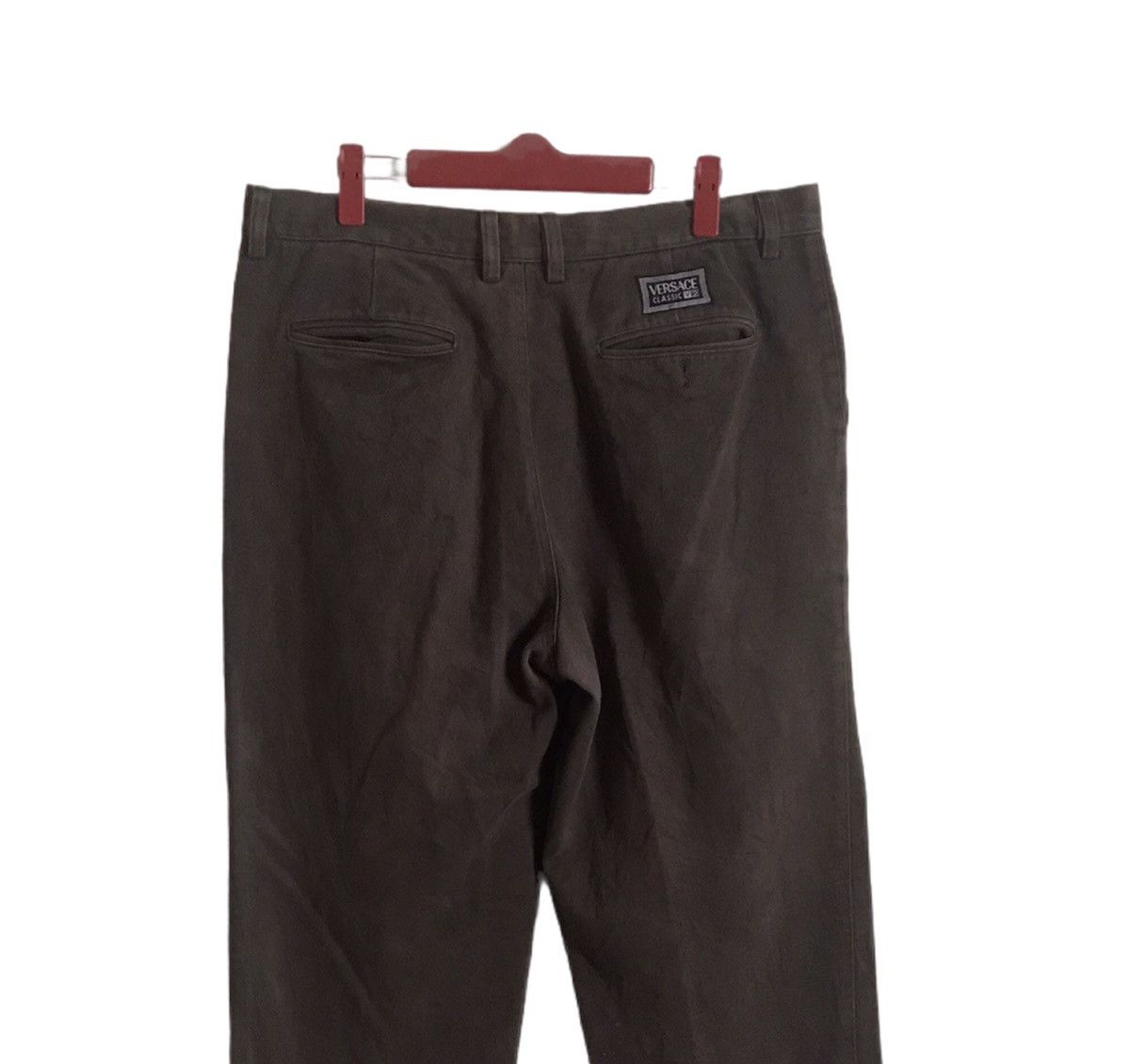 Versace × Vintage Vintage Versace Classic V2 Khakis Casual Pants Size US 34 / EU 50 - 3 Thumbnail