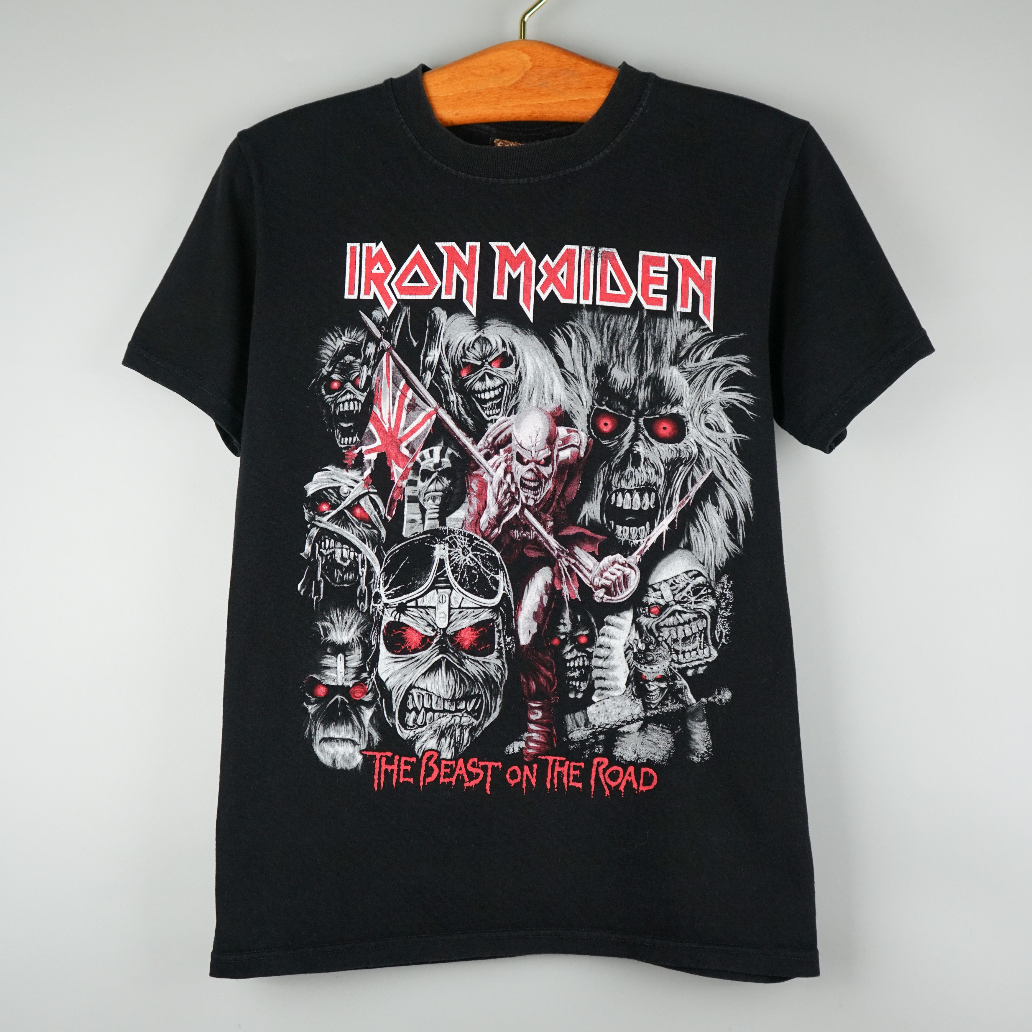 Band Tees × Vintage early 2000s Iron Maiden t-shirt Beast on Road Size US S / EU 44-46 / 1 - 1 Thumbnail