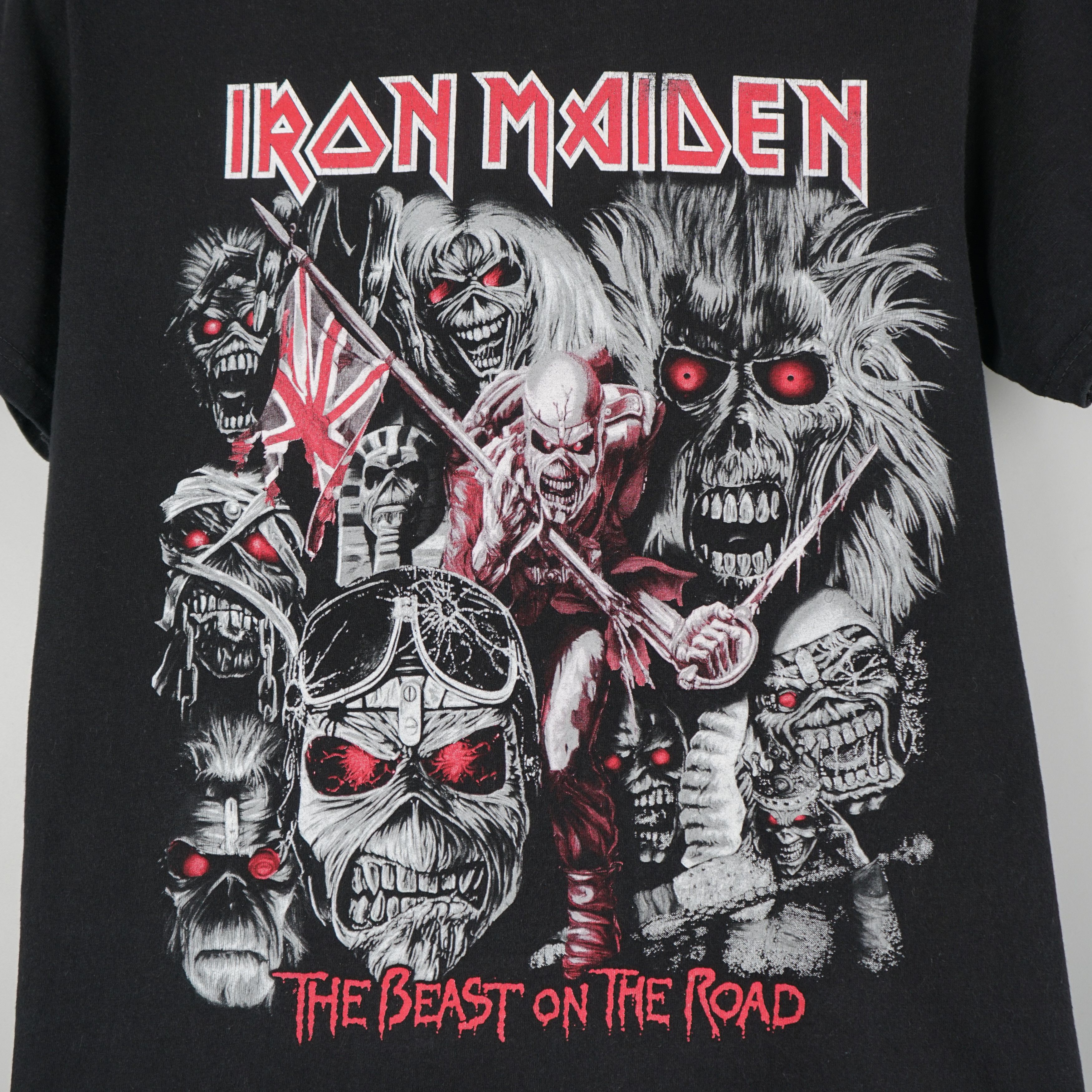 Band Tees × Vintage early 2000s Iron Maiden t-shirt Beast on Road Size US S / EU 44-46 / 1 - 2 Thumbnail