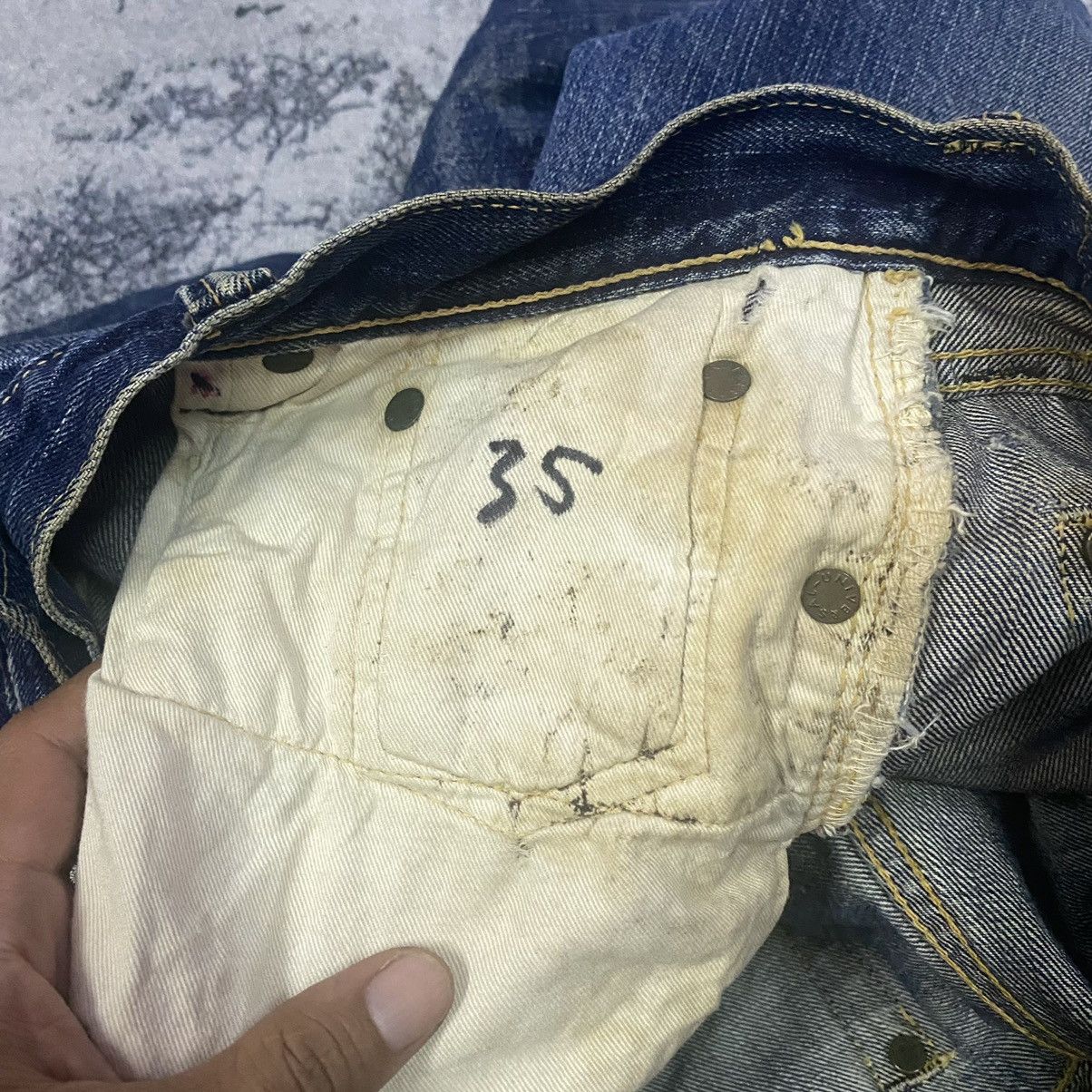 Eternal × Japanese Brand Redline🔥Vintage Japanese Eternal Selvedge Denim Jeans Size US 32 / EU 48 - 11 Thumbnail
