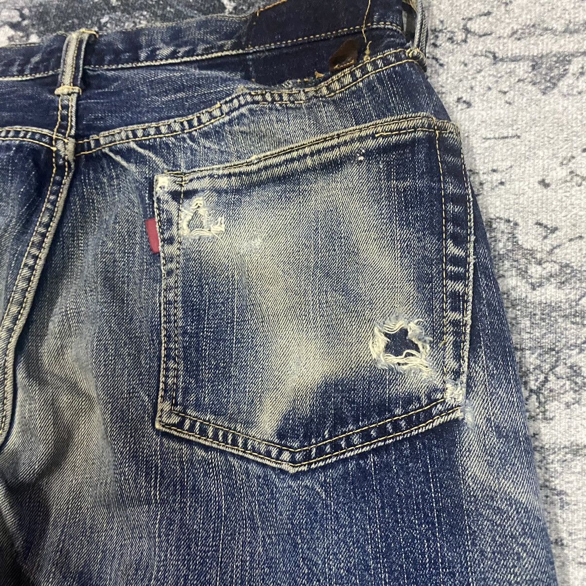 Eternal × Japanese Brand Redline🔥Vintage Japanese Eternal Selvedge Denim Jeans Size US 32 / EU 48 - 15 Thumbnail