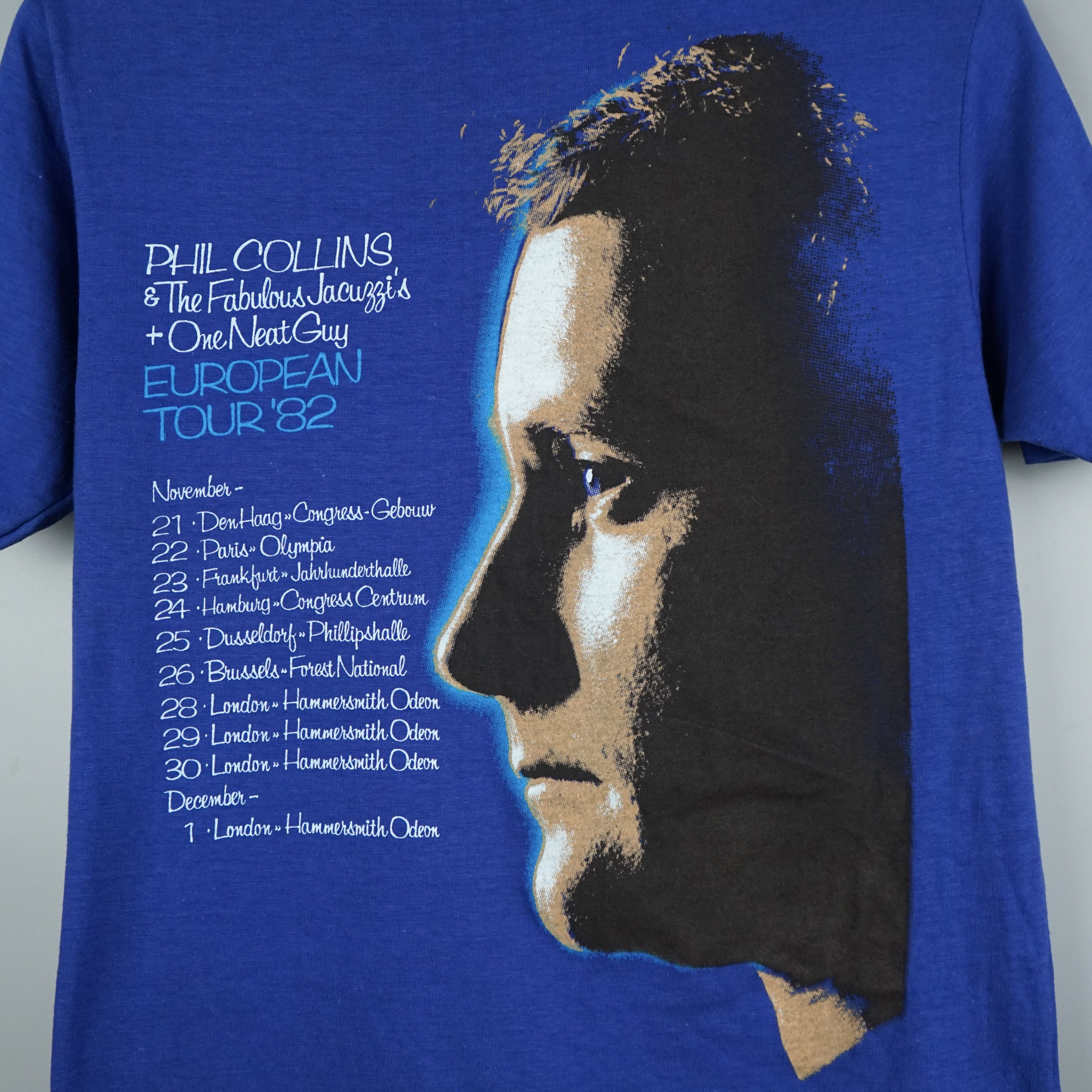 Band Tees × Vintage 1982 Phil Collins tour t shirt Size US S / EU 44-46 / 1 - 8 Thumbnail