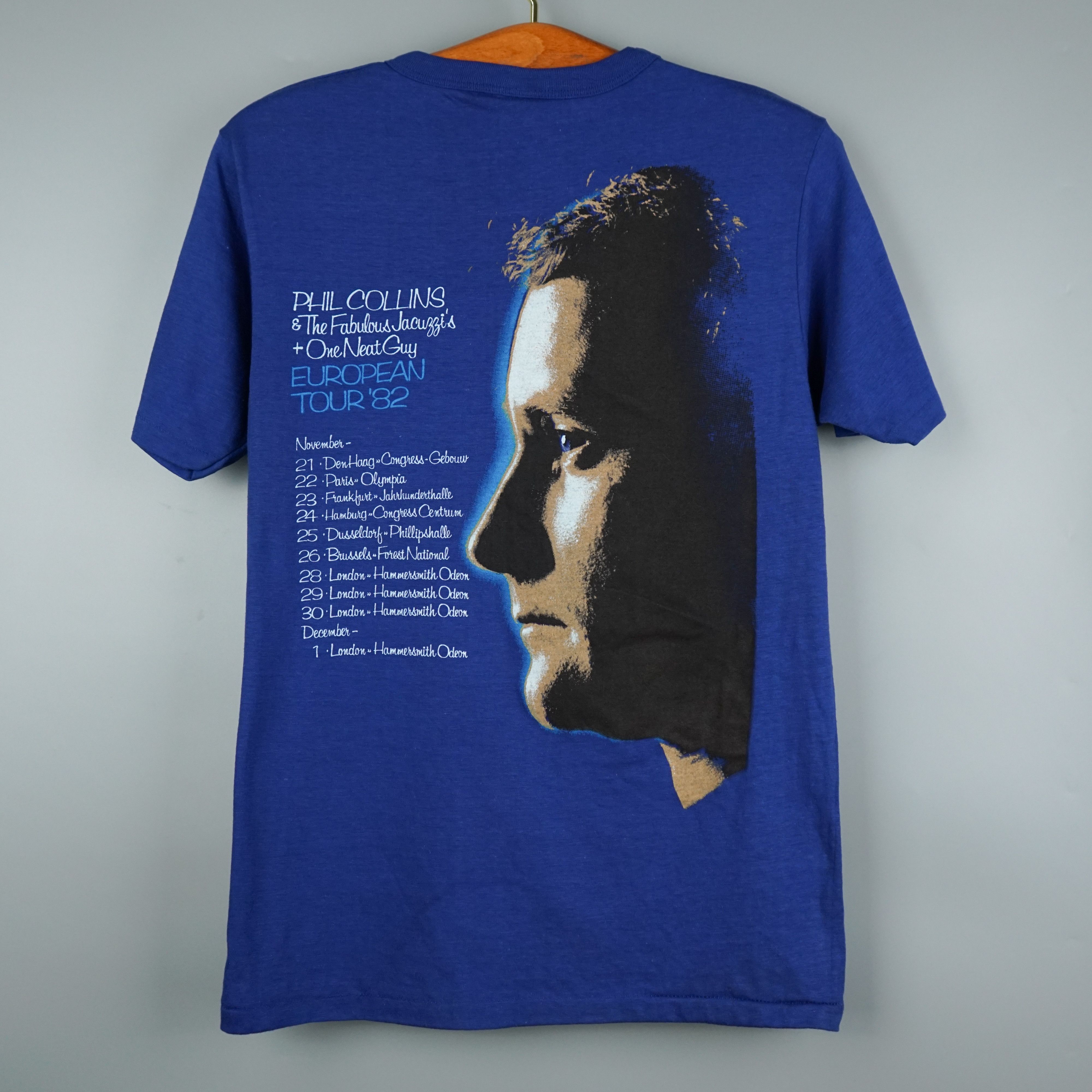 Band Tees × Vintage 1982 Phil Collins tour t shirt Size US S / EU 44-46 / 1 - 7 Thumbnail