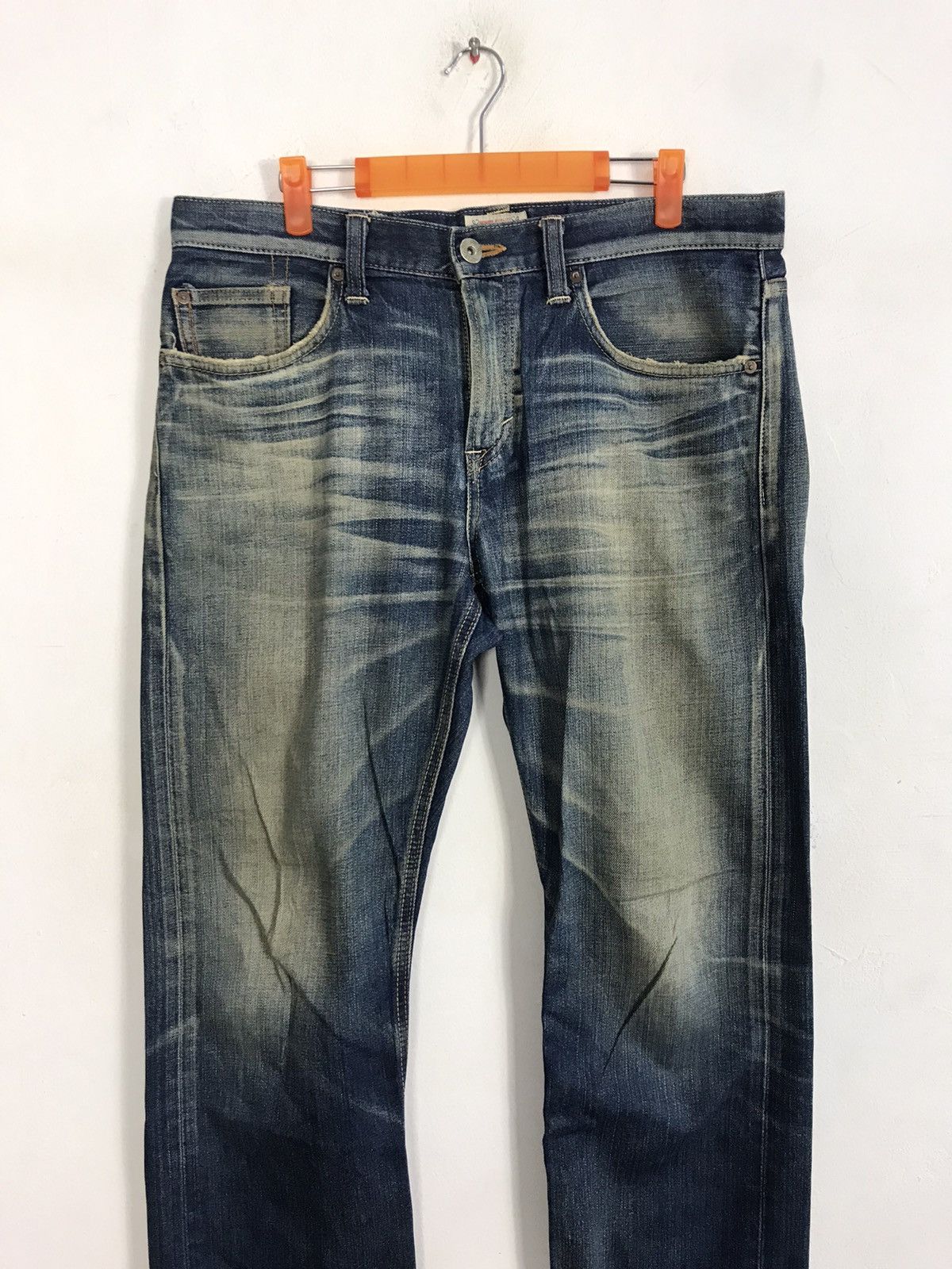 Edwin Edwin Lot 503 Regular Straight Cut Indigo Denim Jeans Size US 32 / EU 48 - 3 Thumbnail
