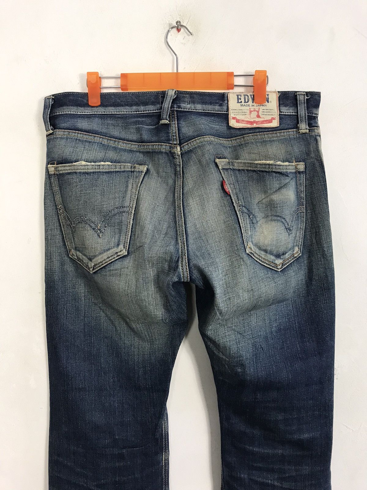 Edwin Edwin Lot 503 Regular Straight Cut Indigo Denim Jeans Size US 32 / EU 48 - 4 Thumbnail