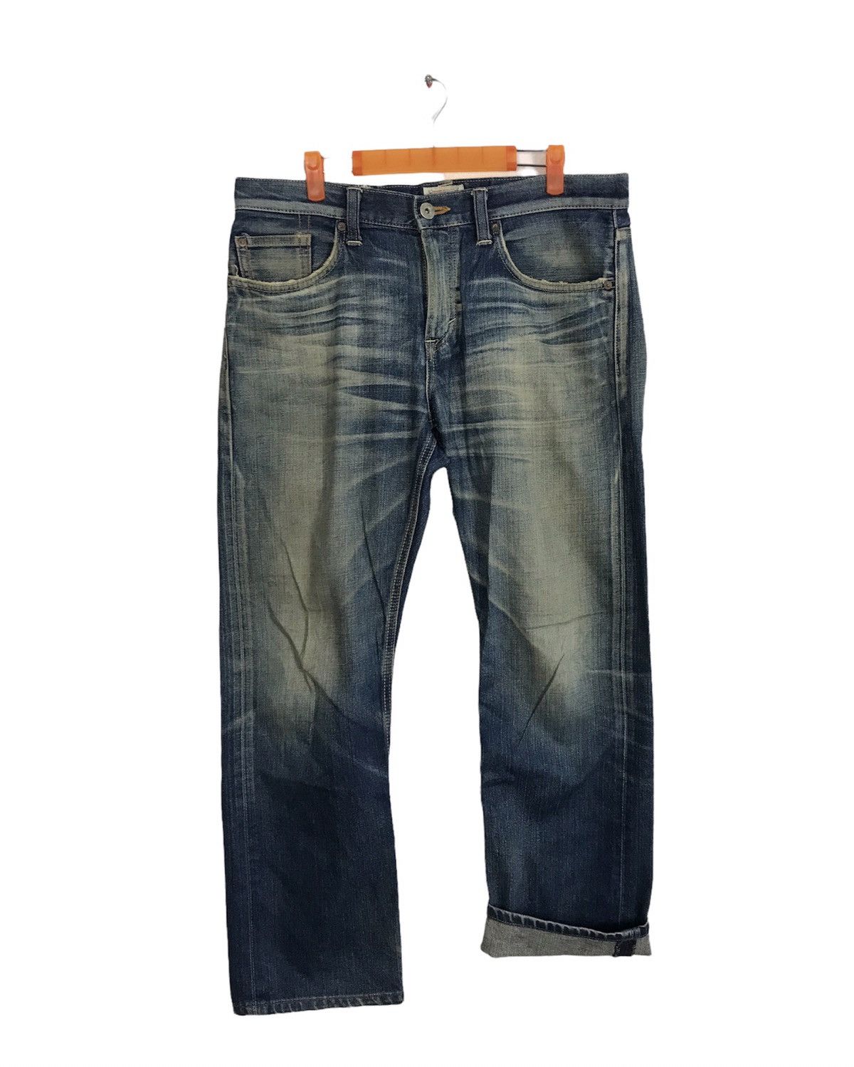Edwin Edwin Lot 503 Regular Straight Cut Indigo Denim Jeans Size US 32 / EU 48 - 1 Thumbnail