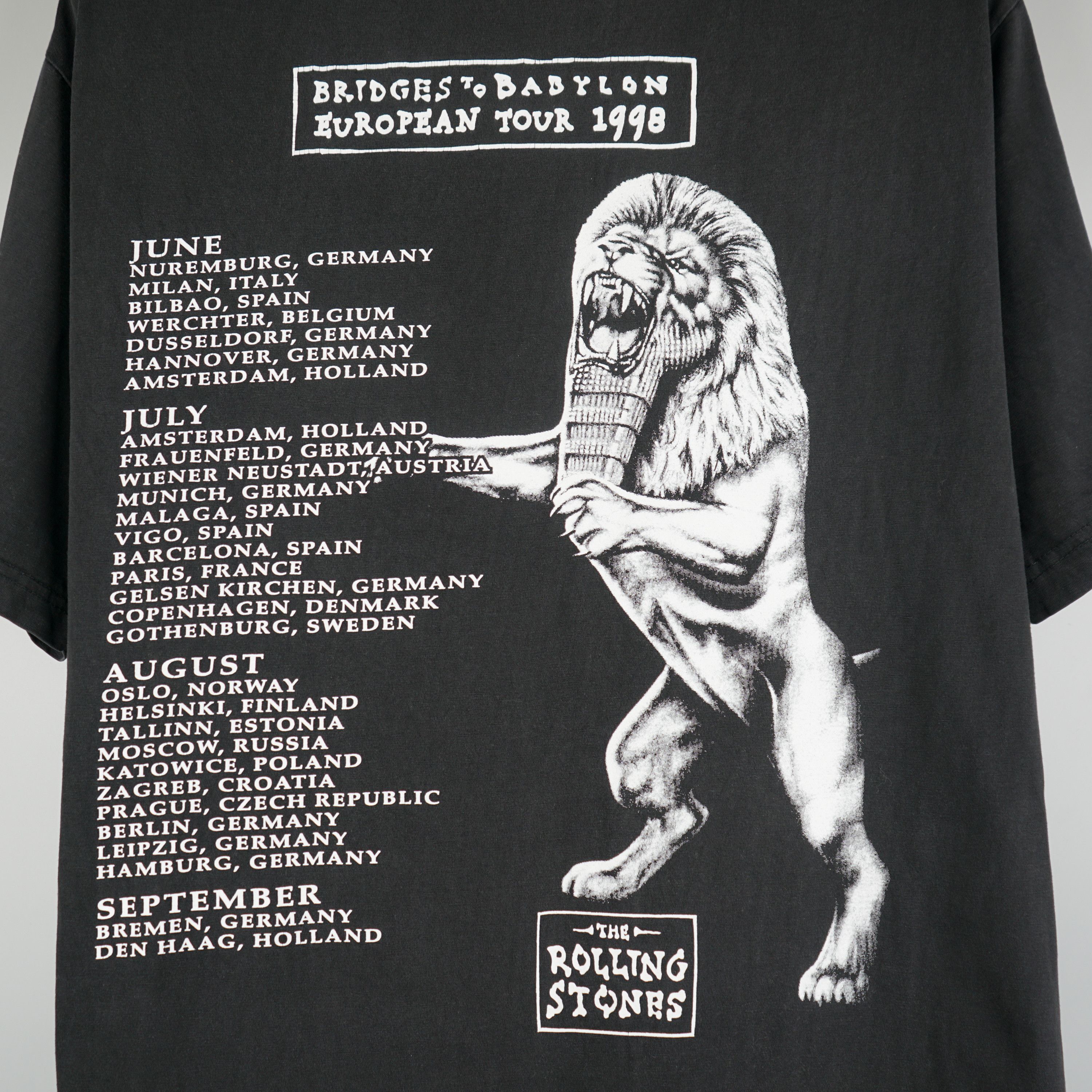 Band Tees × Vintage 1998 The Rolling Stones Eu Tour t-shirt Size US L / EU 52-54 / 3 - 9 Thumbnail