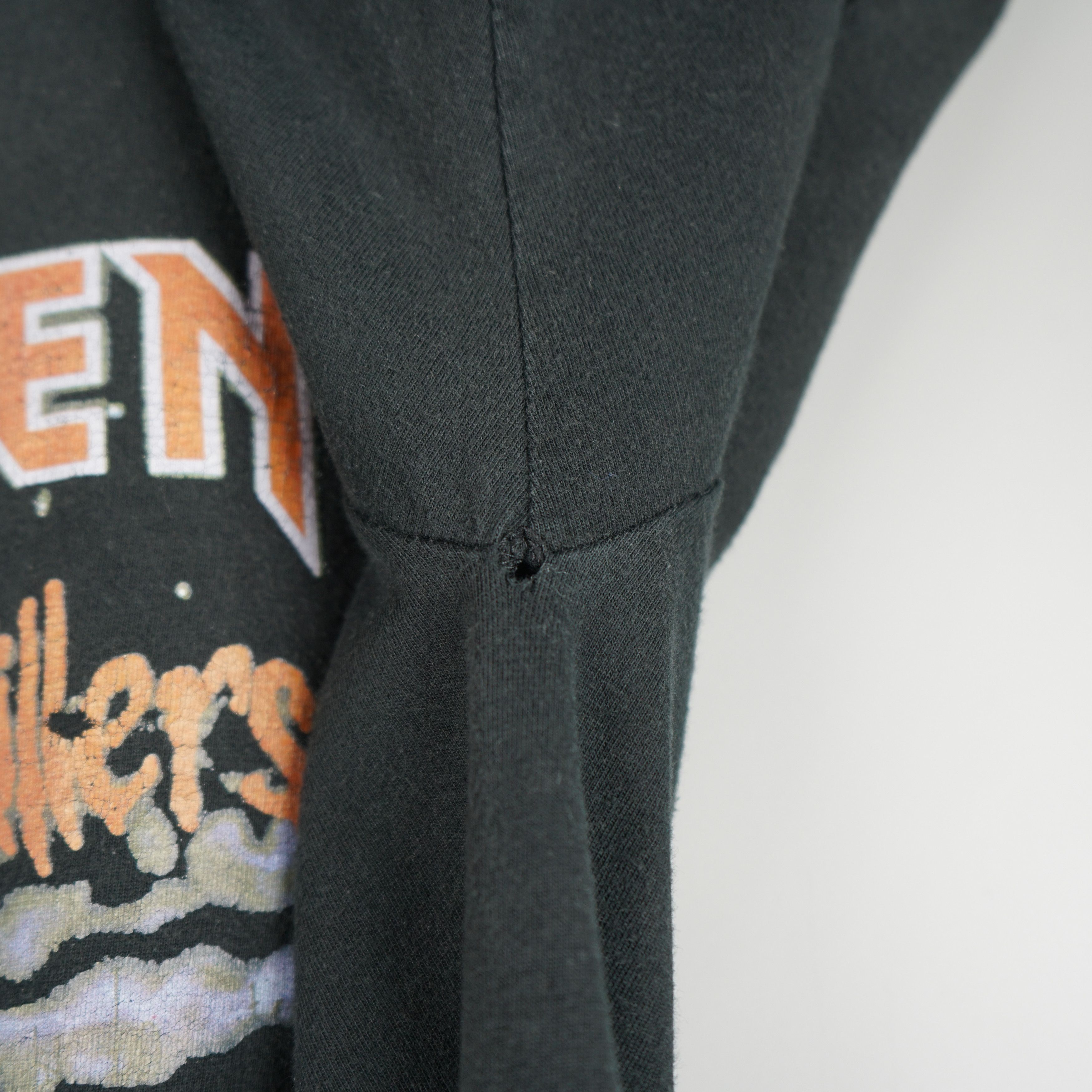 Band Tees × Vintage 1990s Iron Maiden t-shirt Size US L / EU 52-54 / 3 - 5 Thumbnail
