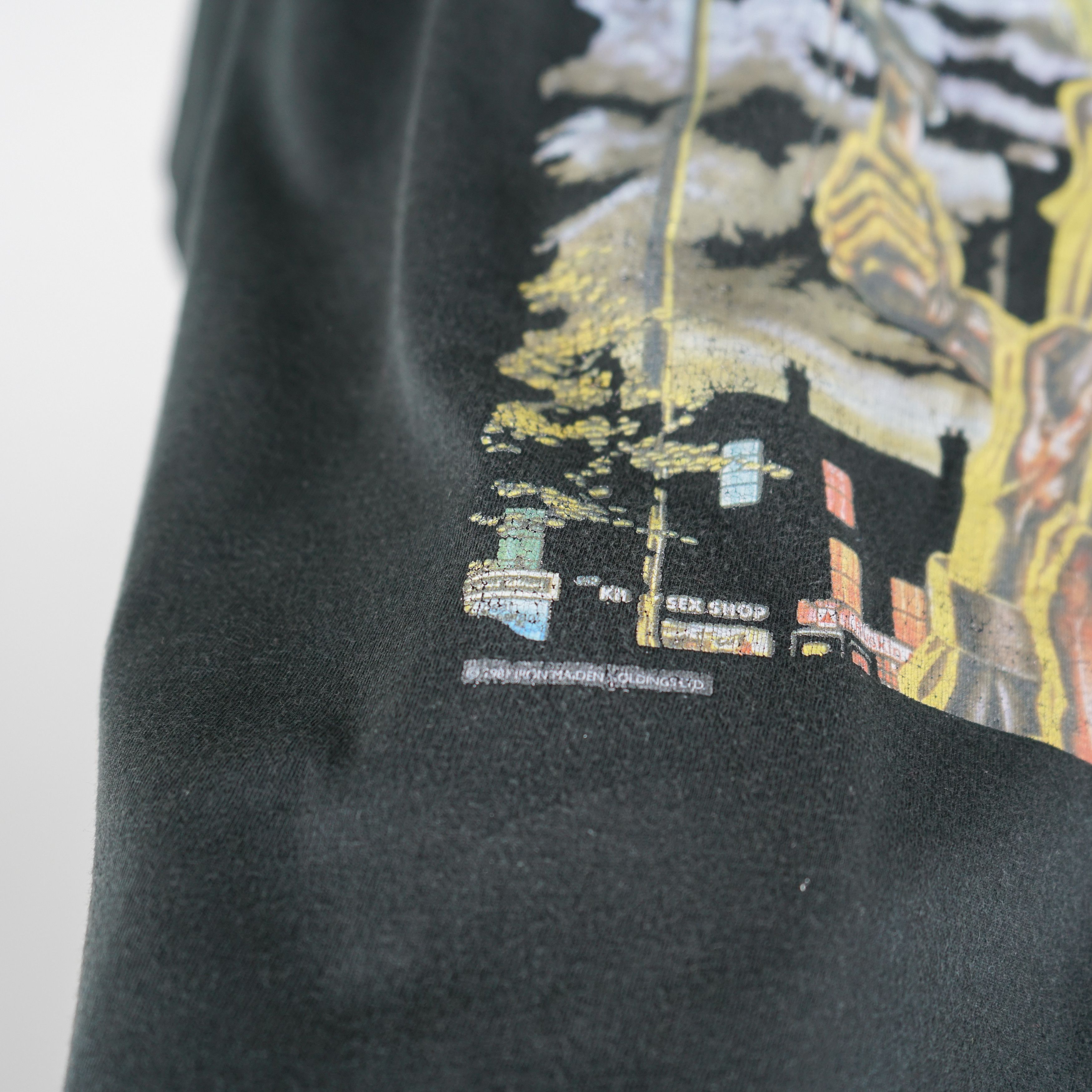 Band Tees × Vintage 1990s Iron Maiden t-shirt Size US L / EU 52-54 / 3 - 3 Thumbnail