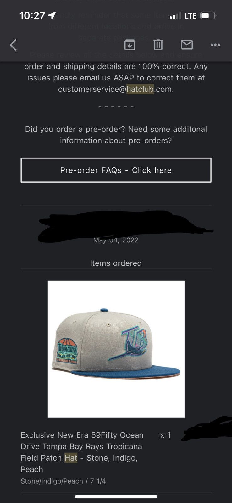 Hat Club × MyFitteds × New Era 7 1/4 - Ocean Drive Tampa Bay Rays Exclusive Fitted Hat Size ONE SIZE - 6 Thumbnail