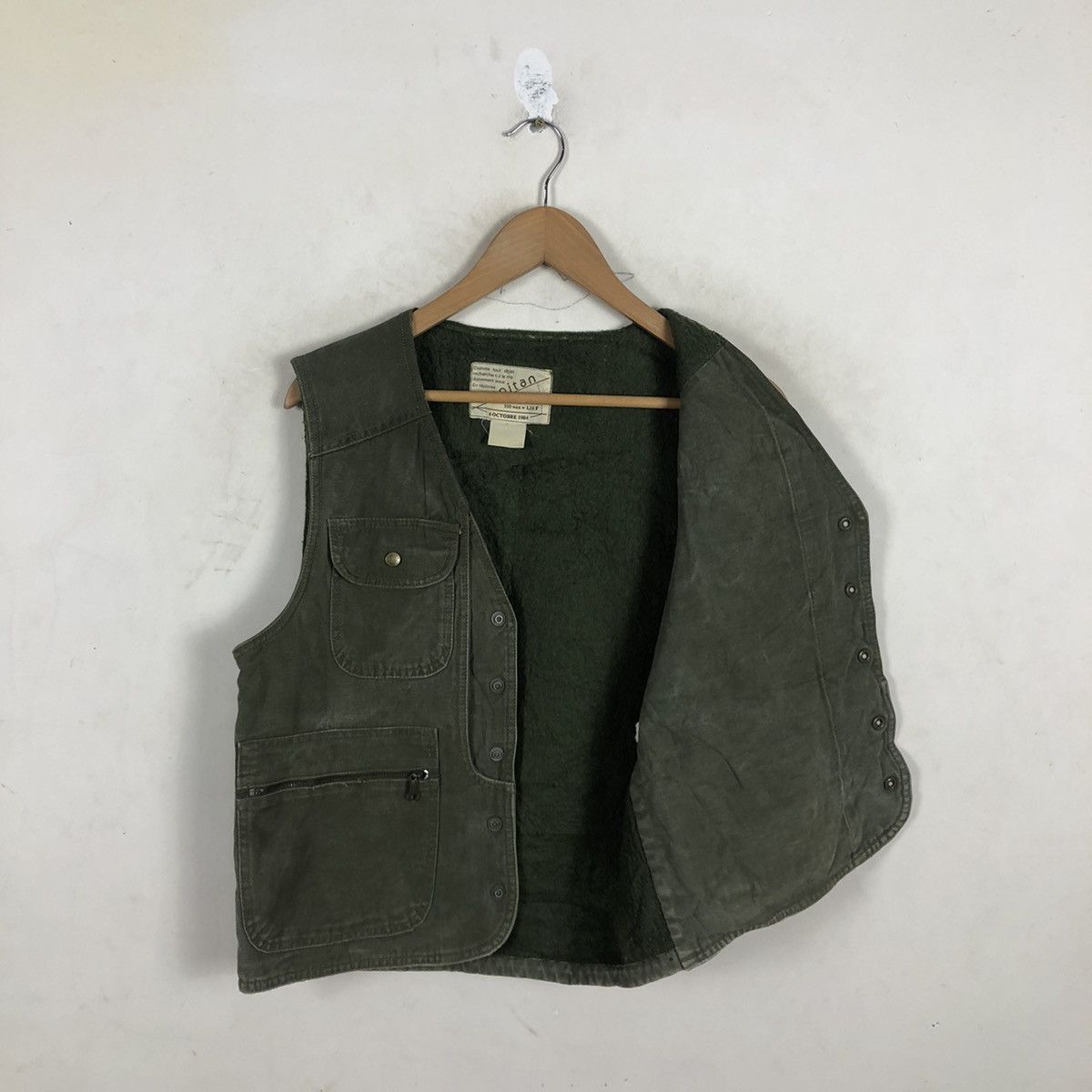 Japanese Brand TACTICAL MULTI POCKET VEST CAPITAN MILITARY DESIGN Size US M / EU 48-50 / 2 - 7 Thumbnail