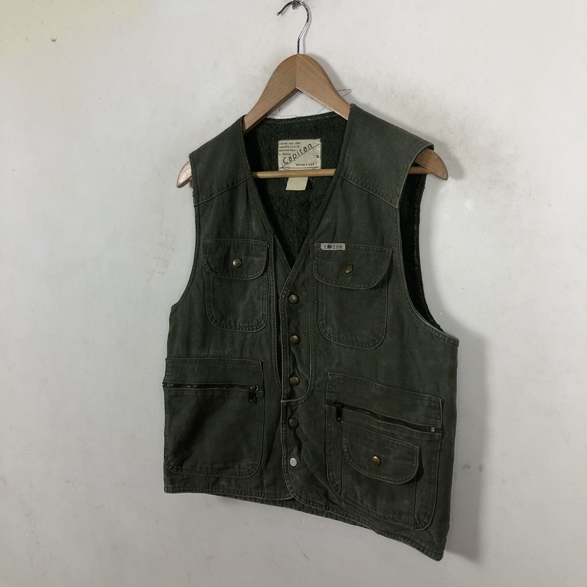 Japanese Brand TACTICAL MULTI POCKET VEST CAPITAN MILITARY DESIGN Size US M / EU 48-50 / 2 - 3 Thumbnail