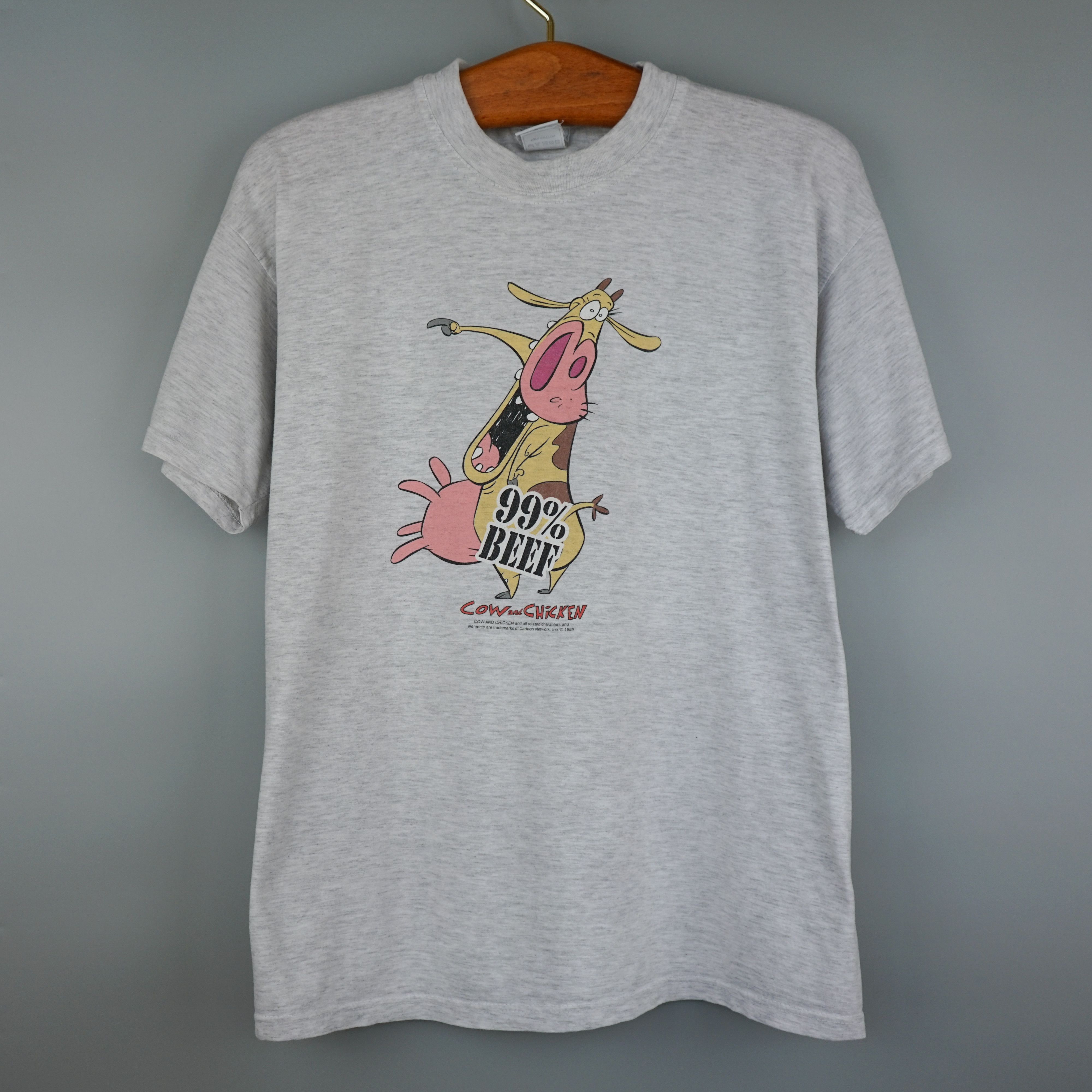 Cartoon Network 1999 Cow and Chicken t shirt Cartoon Network tee Size US L / EU 52-54 / 3 - 1 Thumbnail