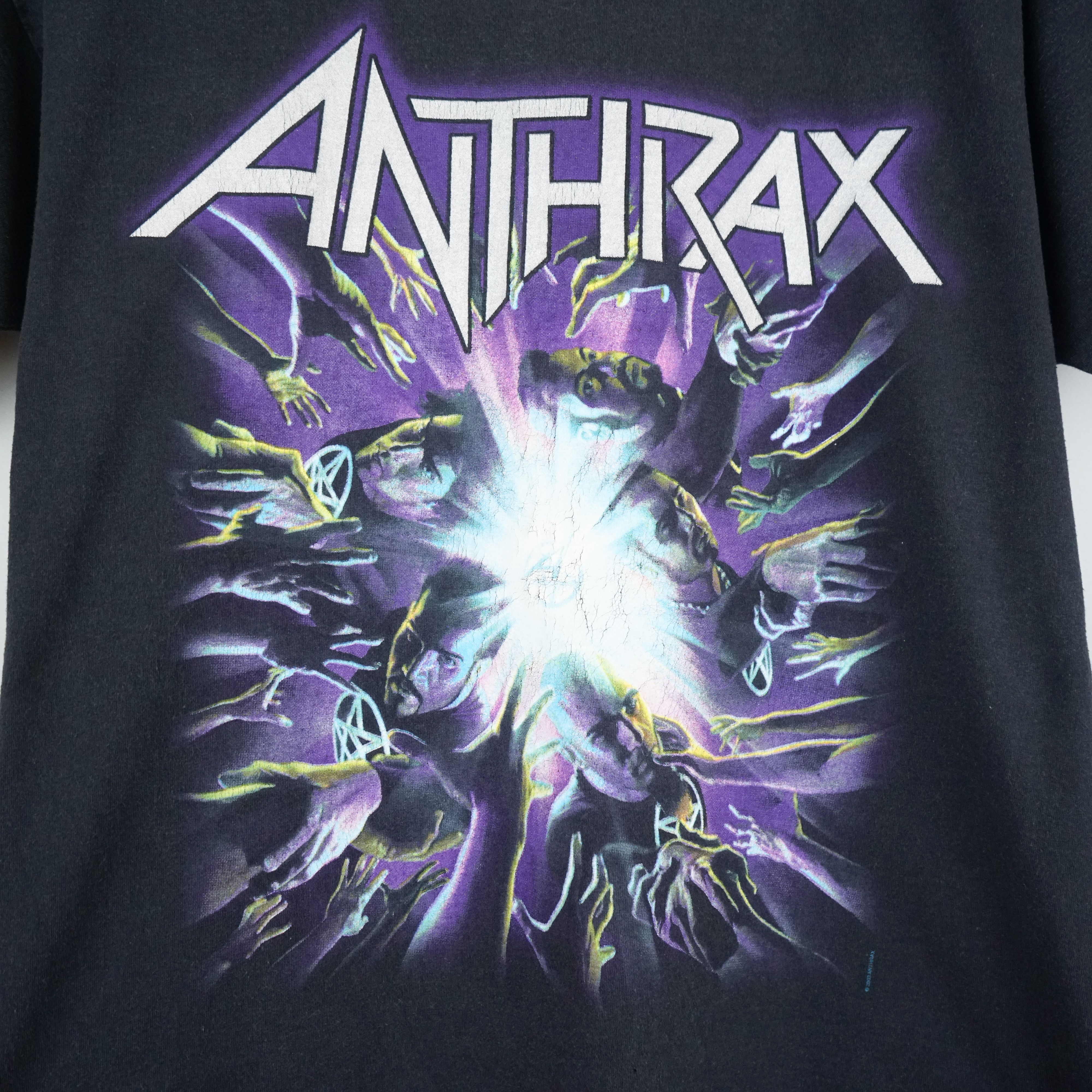 Band Tees × Vintage 2003 Anthrax t shirt 03 tour Size US L / EU 52-54 / 3 - 2 Thumbnail