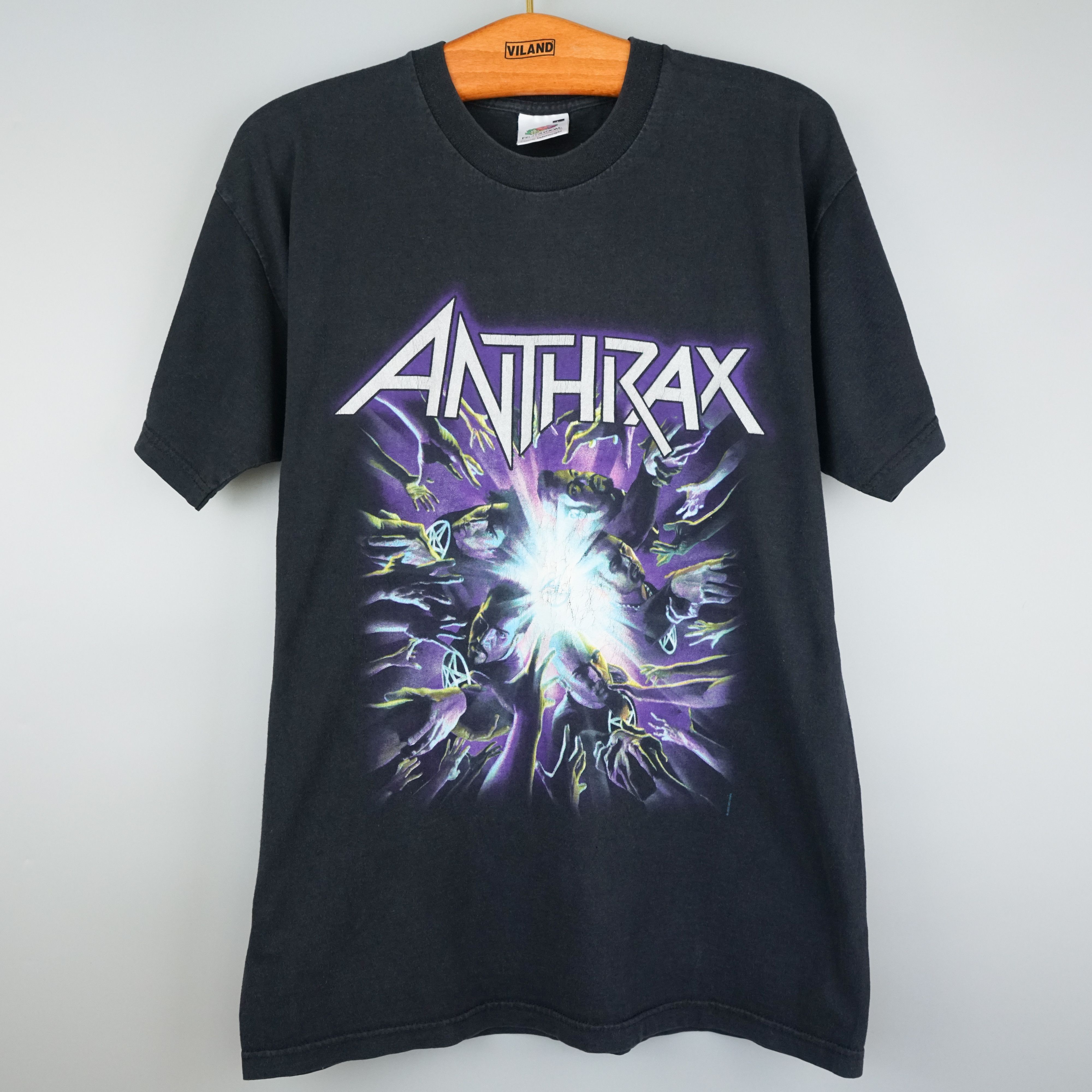 Band Tees × Vintage 2003 Anthrax t shirt 03 tour Size US L / EU 52-54 / 3 - 1 Thumbnail