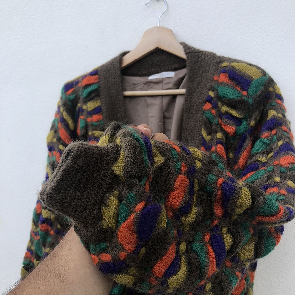 Japanese Brand KNITWEAR CARDIGAN BY RACCOMMODER INSPIRED BY COOGI DESIGN Size US M / EU 48-50 / 2 - 8 Thumbnail