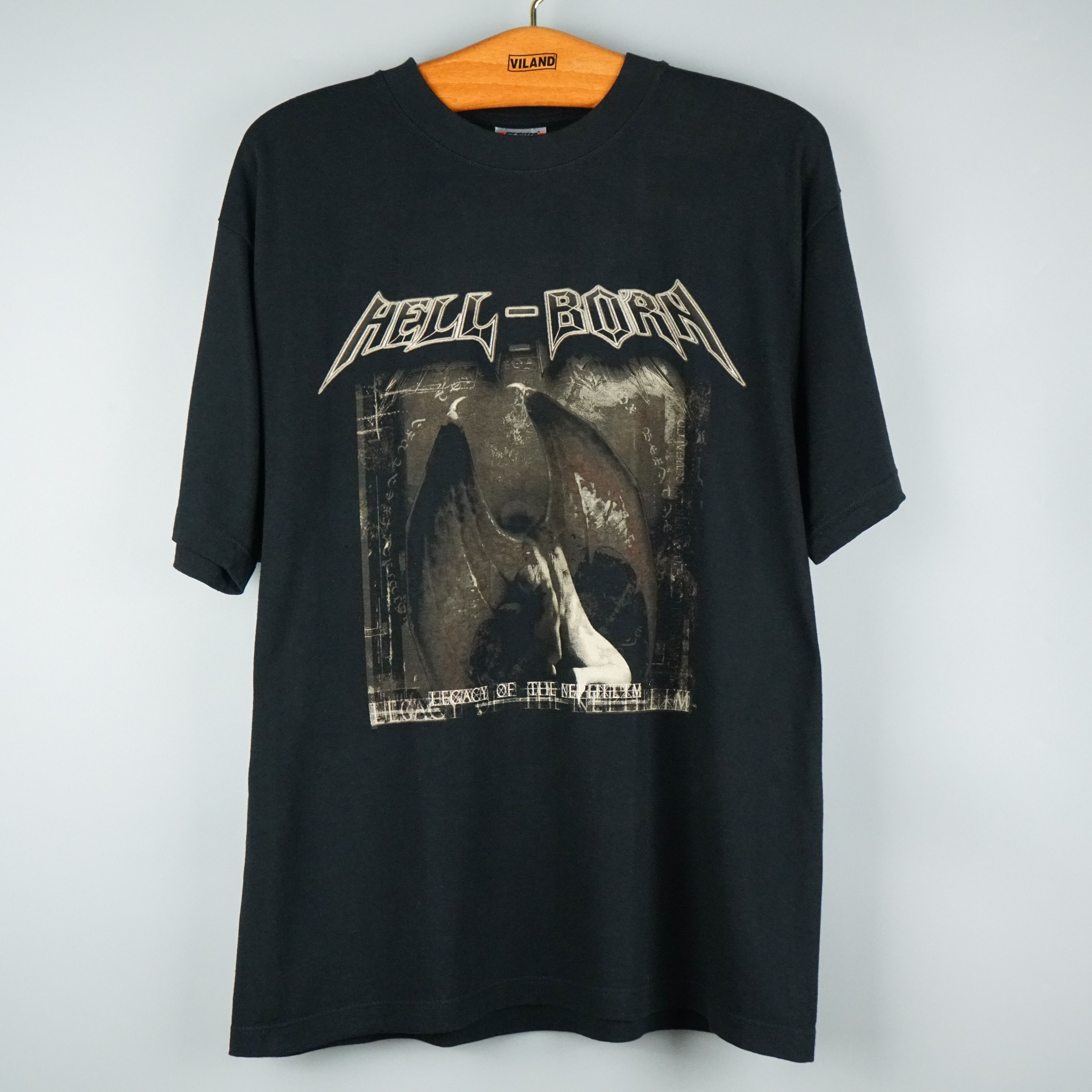 Band Tees × Vintage 2003 Hell-Born t shirt Size US L / EU 52-54 / 3 - 1 Thumbnail