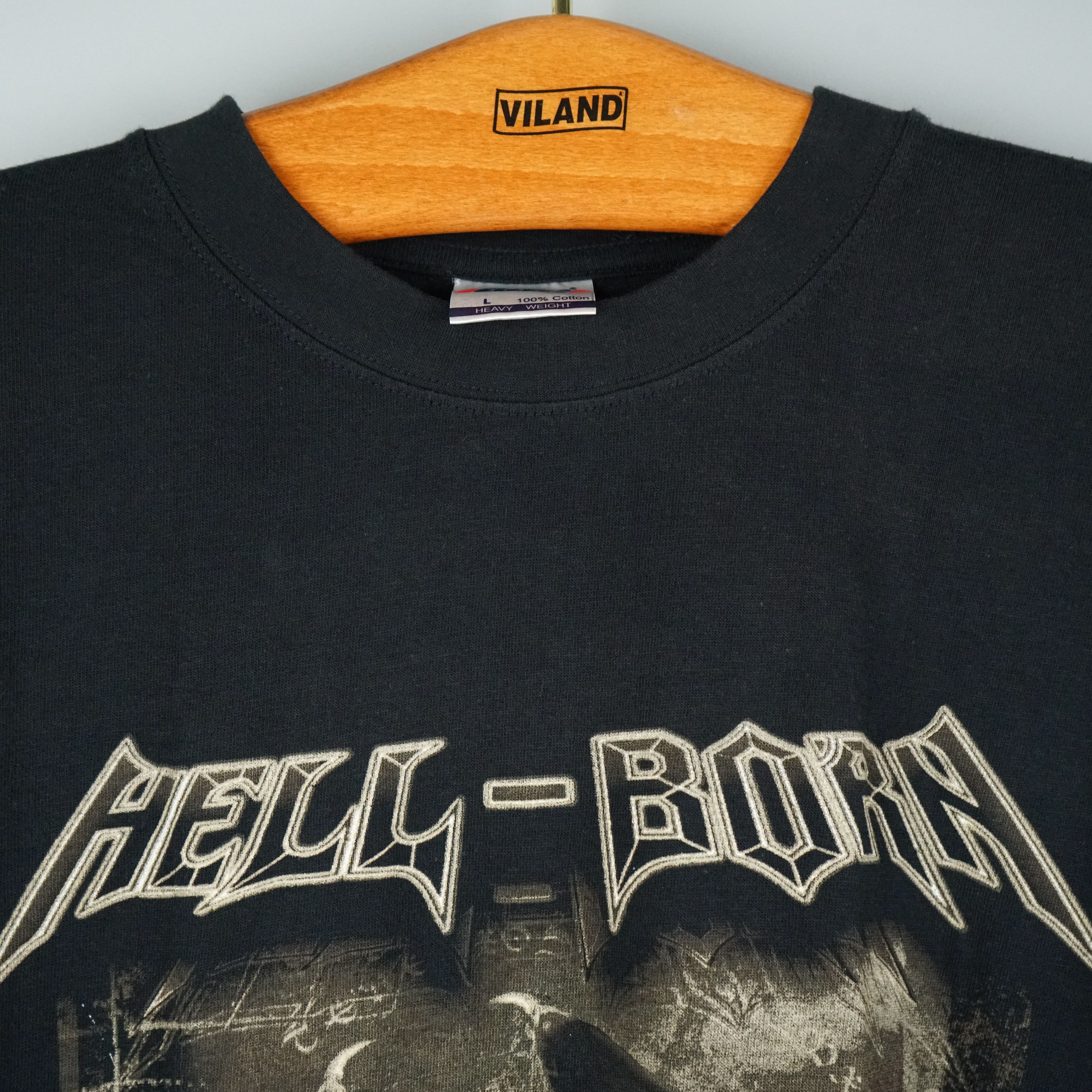 Band Tees × Vintage 2003 Hell-Born t shirt Size US L / EU 52-54 / 3 - 5 Thumbnail