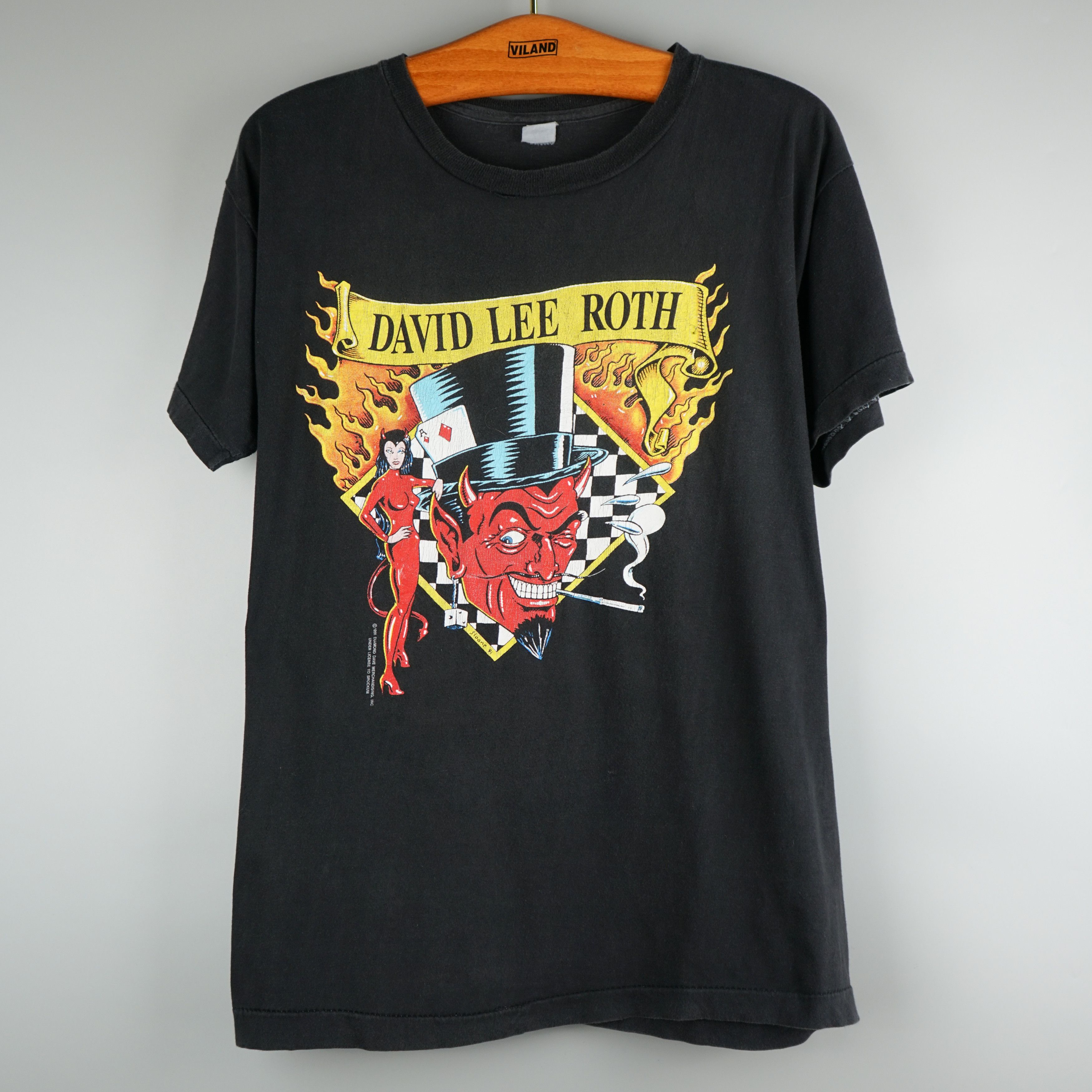 Band Tees × Vintage 1991 David Lee Roth t-shirt Tour 91 Size US L / EU 52-54 / 3 - 1 Thumbnail