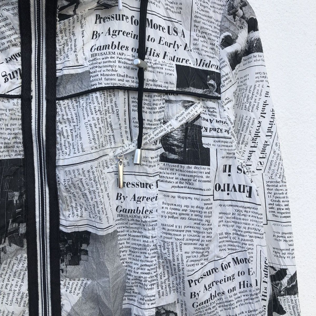 Japanese Brand RAFF SIMON INSPIRED NEWSPAPER JACKET BY JAPANESE BRAND Size US M / EU 48-50 / 2 - 6 Thumbnail