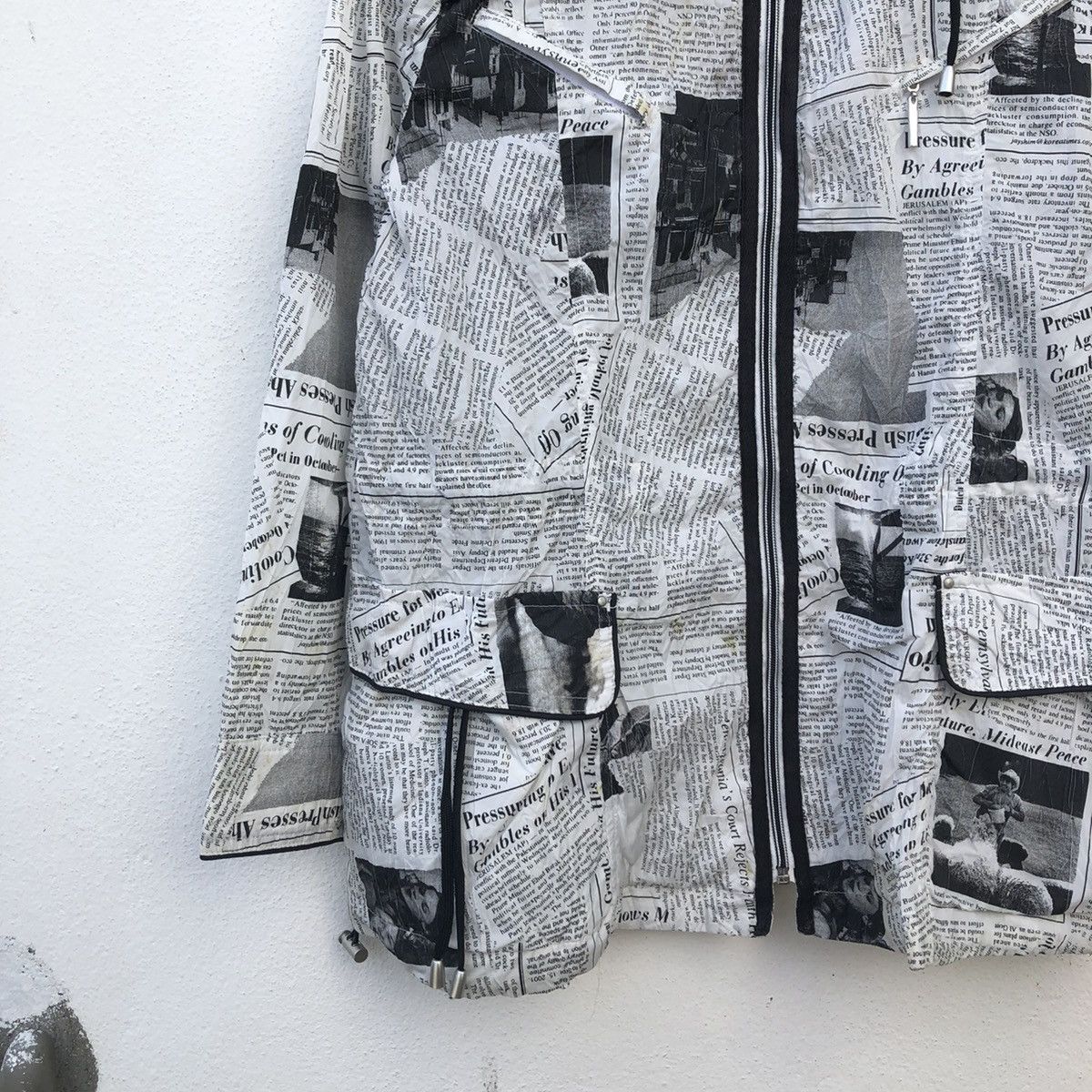 Japanese Brand RAFF SIMON INSPIRED NEWSPAPER JACKET BY JAPANESE BRAND Size US M / EU 48-50 / 2 - 3 Thumbnail