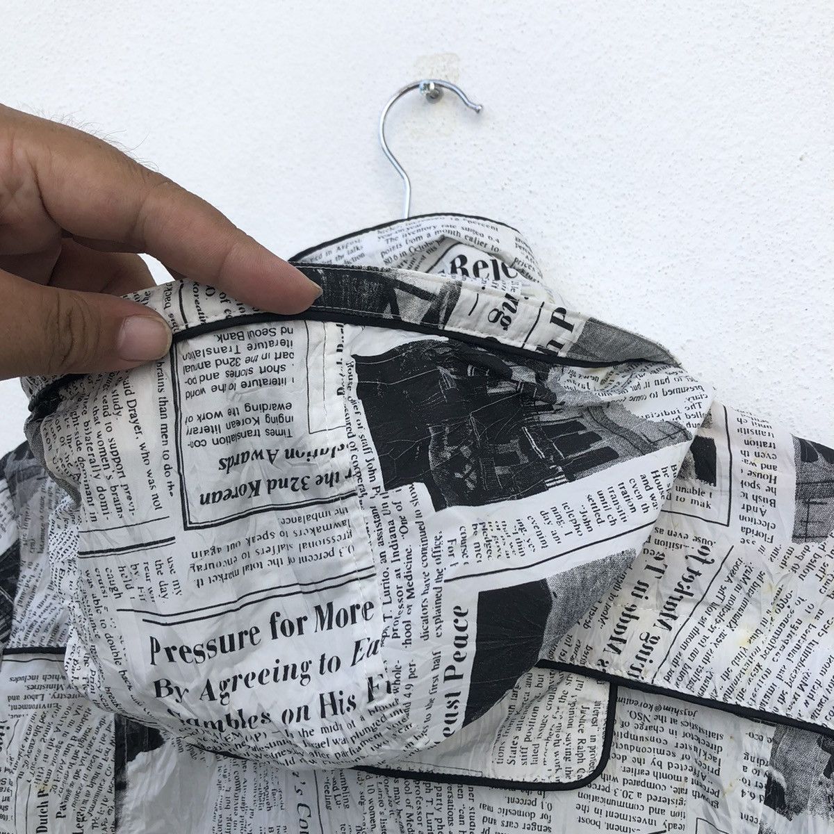 Japanese Brand RAFF SIMON INSPIRED NEWSPAPER JACKET BY JAPANESE BRAND Size US M / EU 48-50 / 2 - 10 Thumbnail