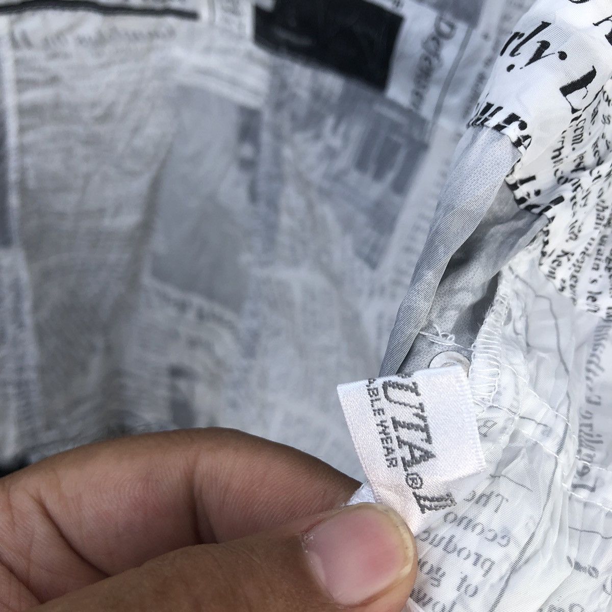 Japanese Brand RAFF SIMON INSPIRED NEWSPAPER JACKET BY JAPANESE BRAND Size US M / EU 48-50 / 2 - 14 Thumbnail
