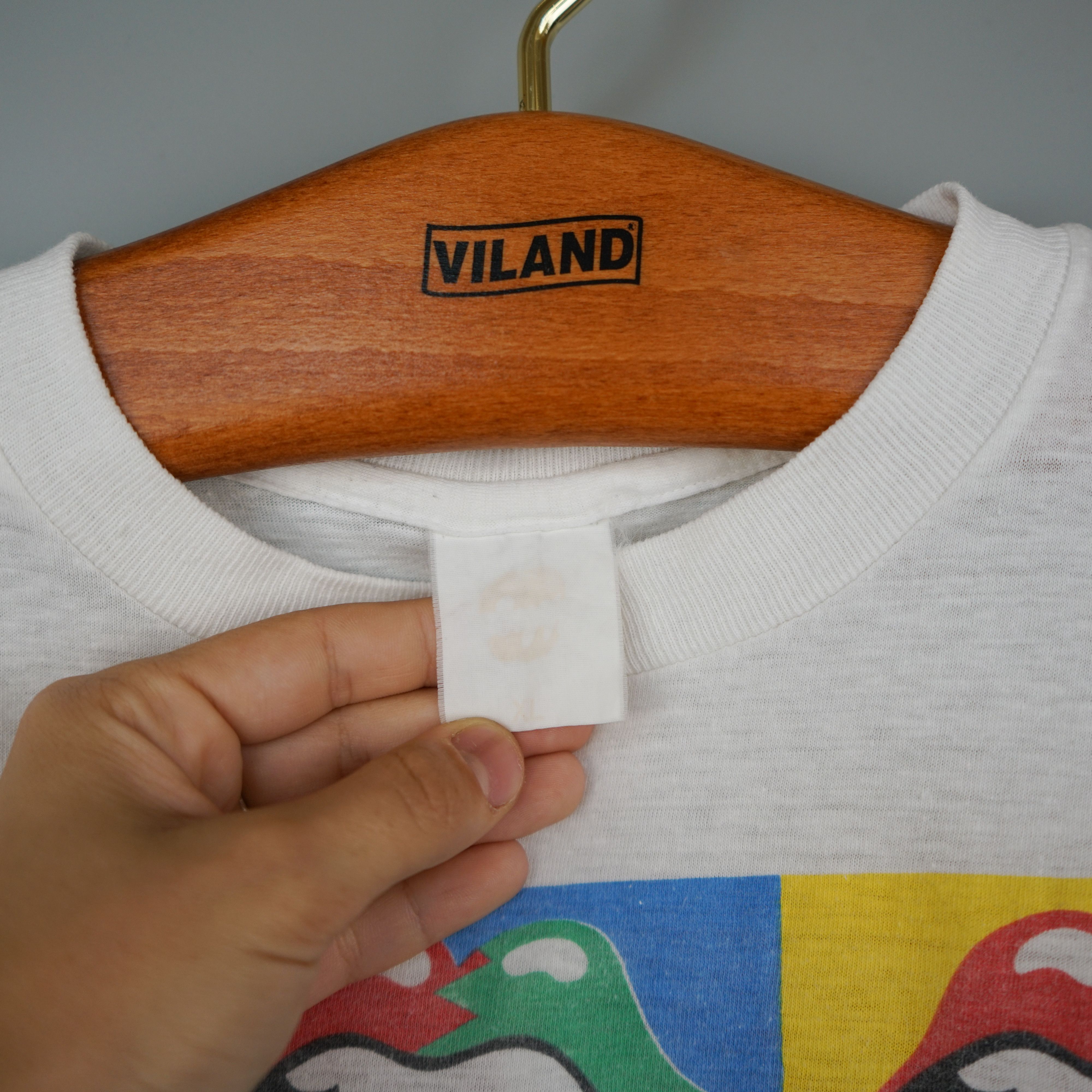 Band Tees × Vintage 1990 Rolling Stones t shirt 90 tour Size US L / EU 52-54 / 3 - 5 Thumbnail