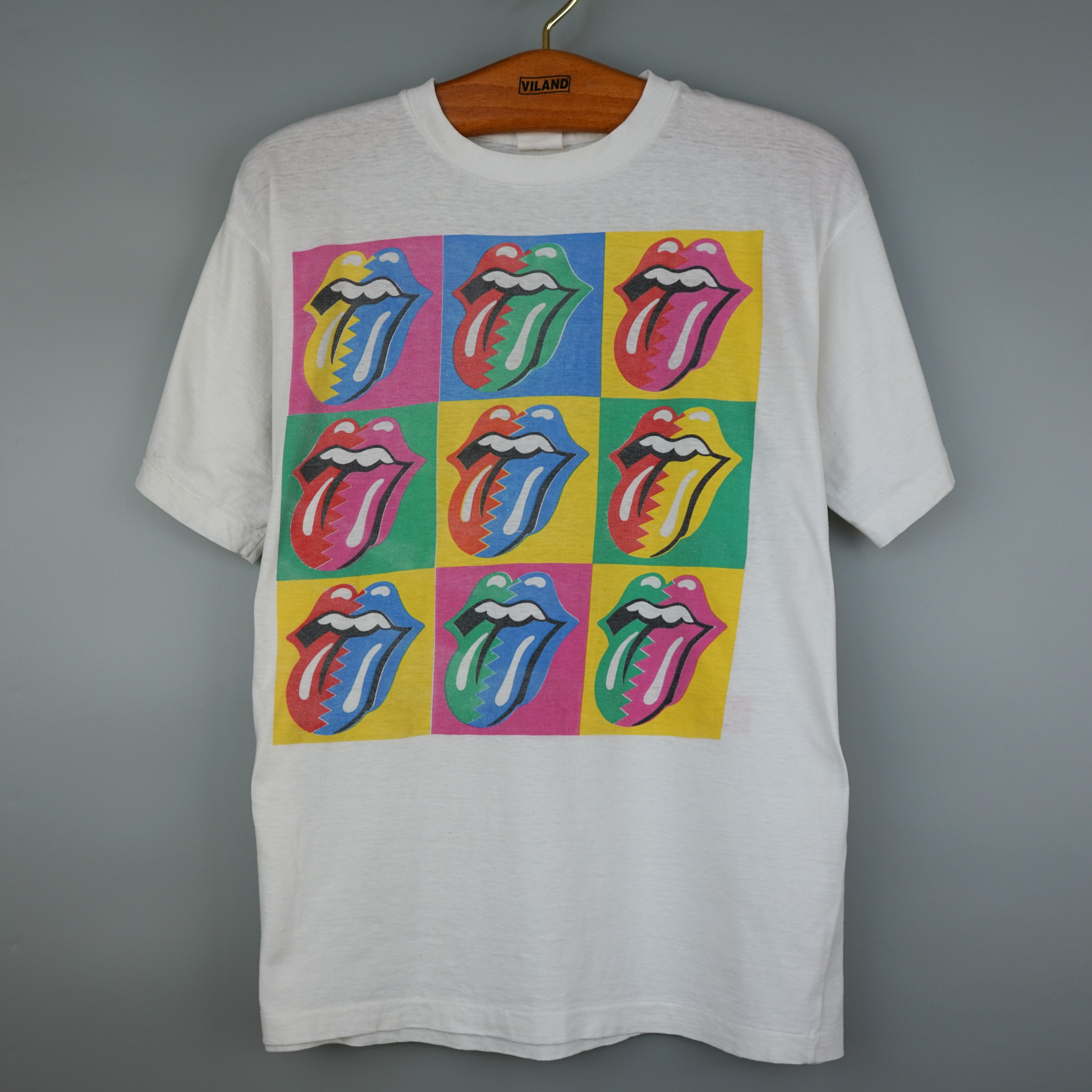 Band Tees × Vintage 1990 Rolling Stones t shirt 90 tour Size US L / EU 52-54 / 3 - 1 Thumbnail
