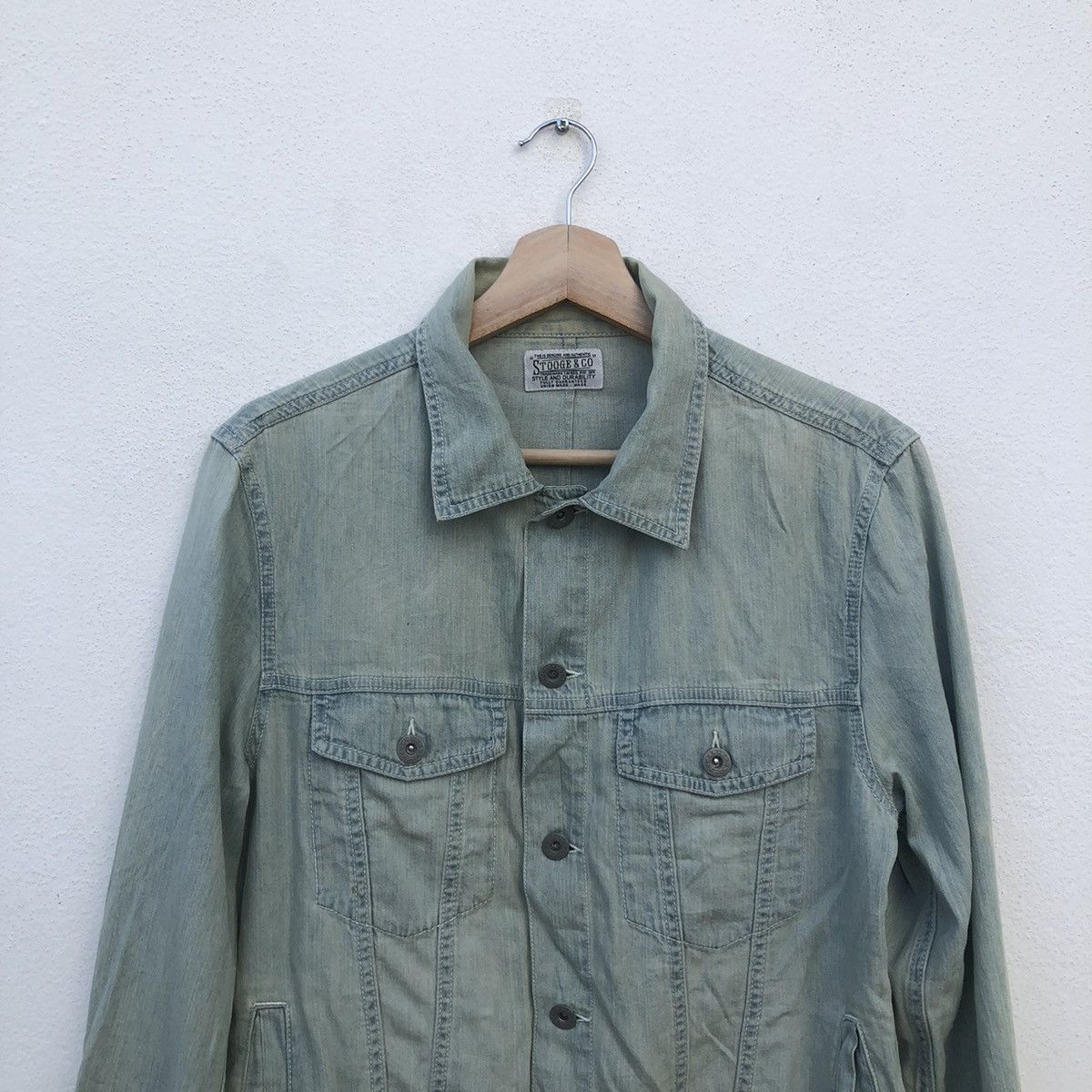 VINTAGE CHAMBRAY UNION MADE BY STOOGE & CO