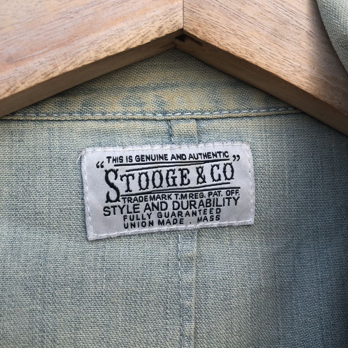 VINTAGE CHAMBRAY UNION MADE BY STOOGE & CO