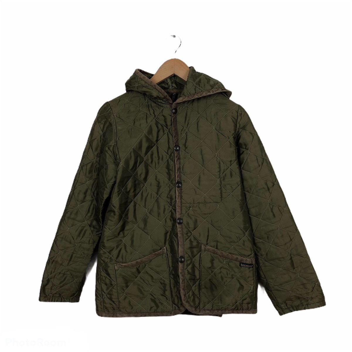 Lavenham LAVENHAM QUILTED BUTTON HOODIE JACKET Size US M / EU 48-50 / 2 - 1 Thumbnail