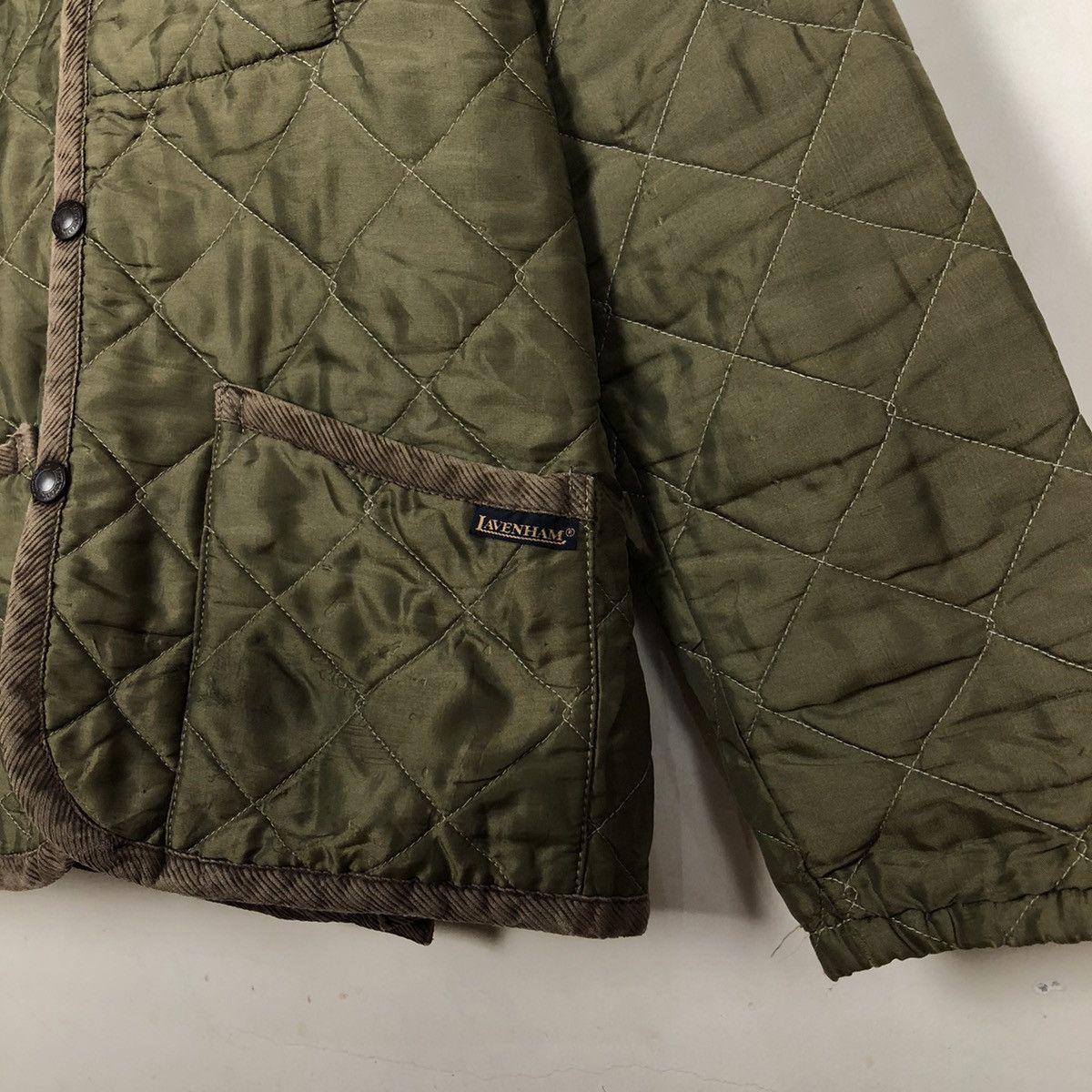 Lavenham LAVENHAM QUILTED BUTTON HOODIE JACKET Size US M / EU 48-50 / 2 - 3 Thumbnail