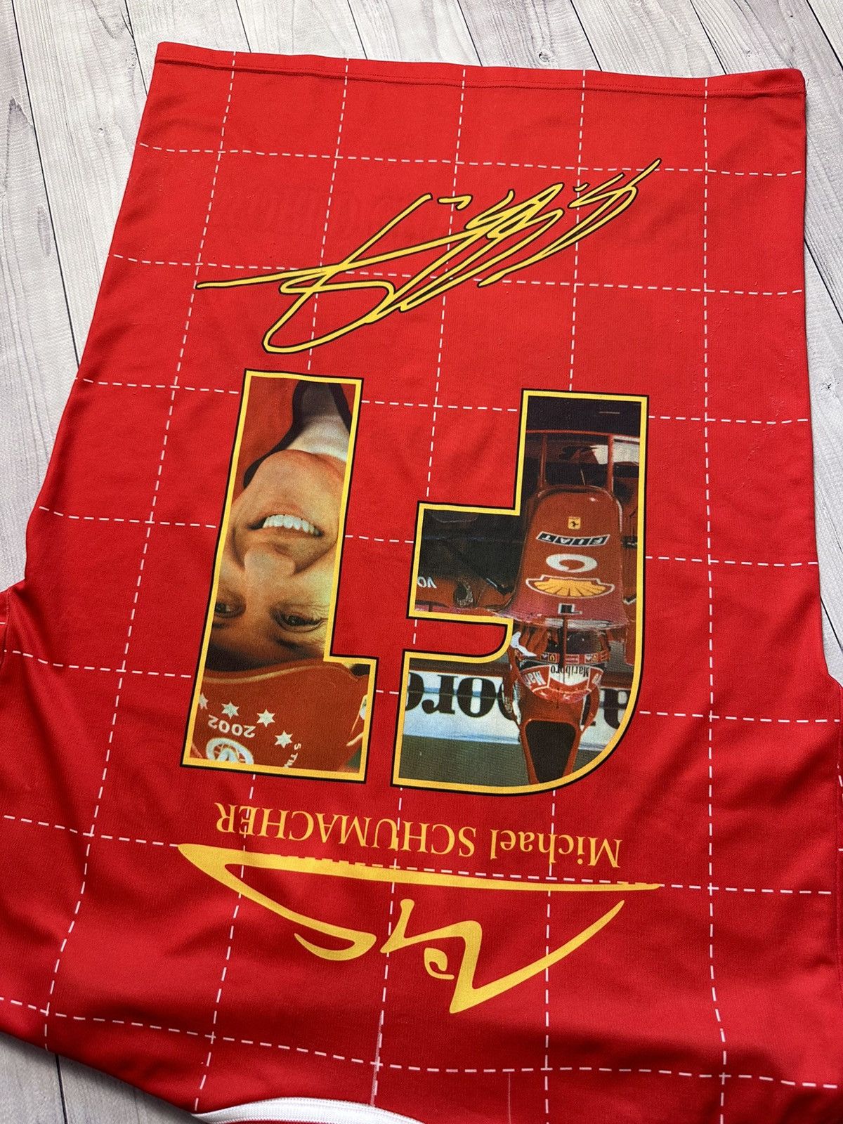 Ferrari × Vintage Vintage Ferrari Schumacher polo logo size M Size US M / EU 48-50 / 2 - 5 Thumbnail